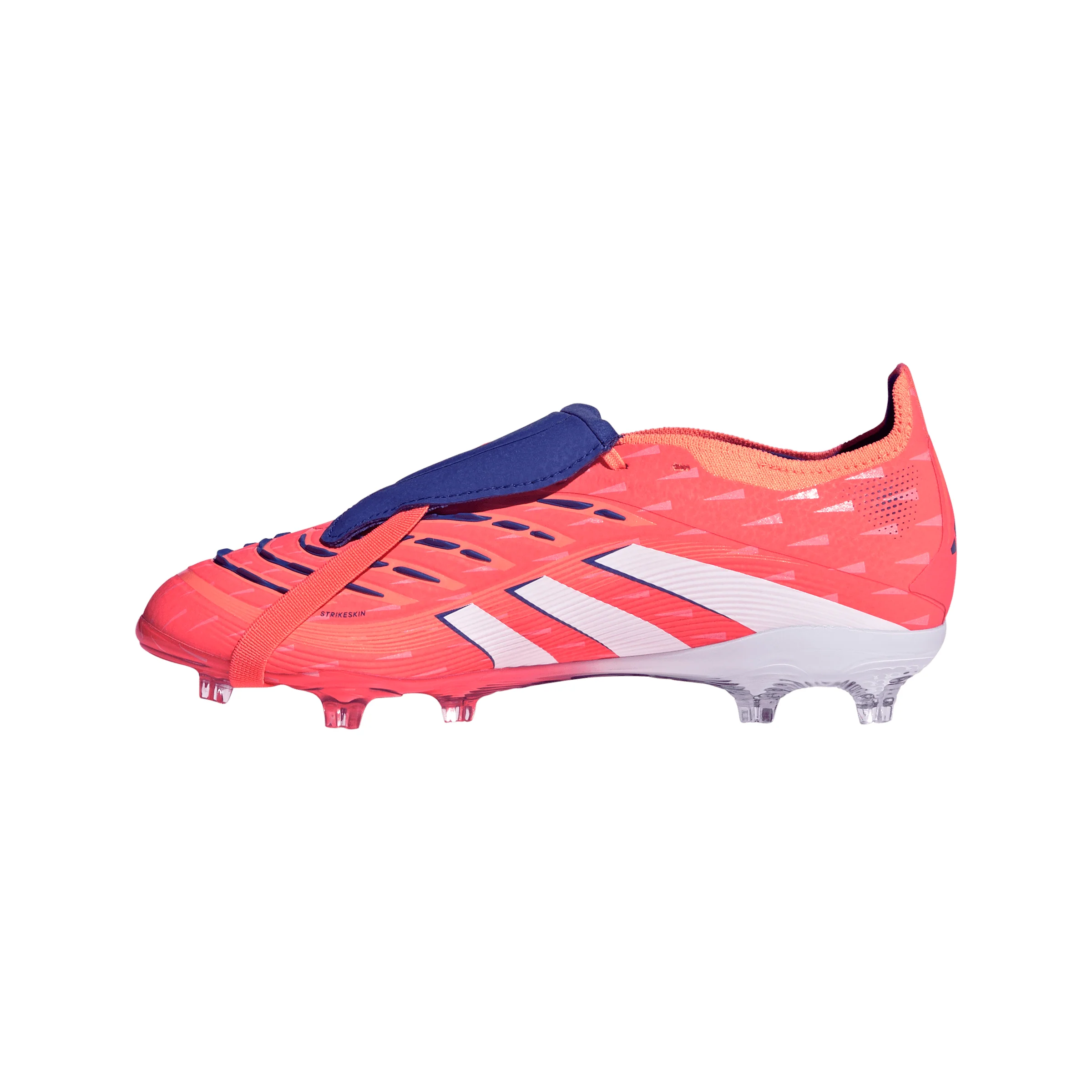 adidas Predator Junior Elite Fold Tongue  FG Firm Ground Soccer Cleat - Signal Coral / Cloud White / Beam Orange - Image 2