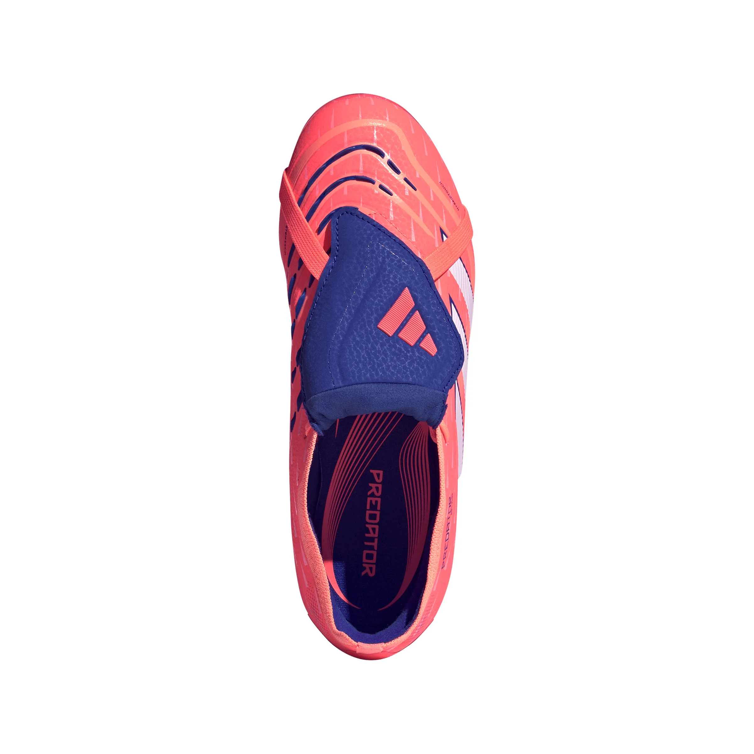 adidas Predator Junior Elite Fold Tongue  FG Firm Ground Soccer Cleat - Signal Coral / Cloud White / Beam Orange - Image 5