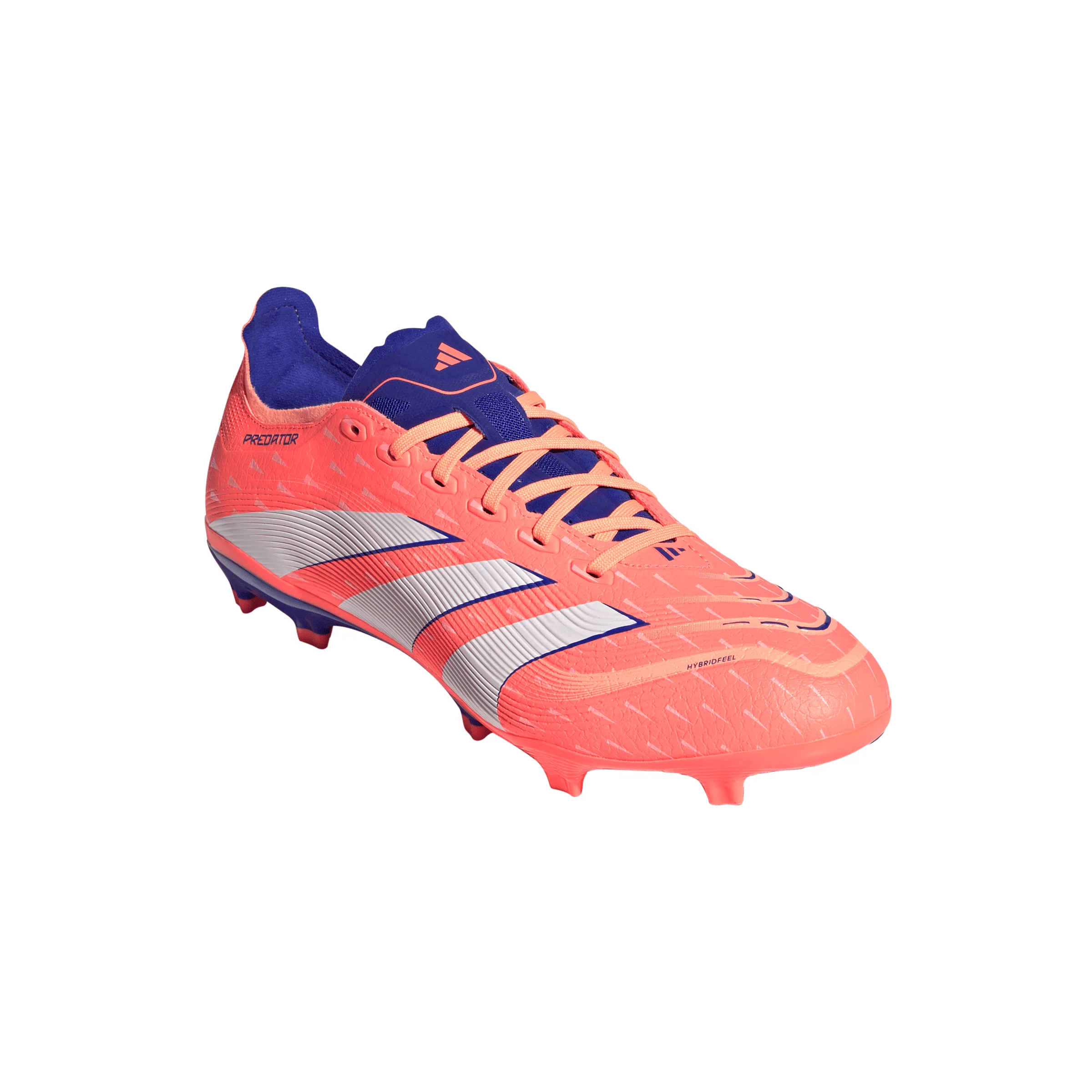 adidas Predator League FG Firm Ground Soccer Cleat - Signal Coral / Cloud White / Beam Orange - Image 3