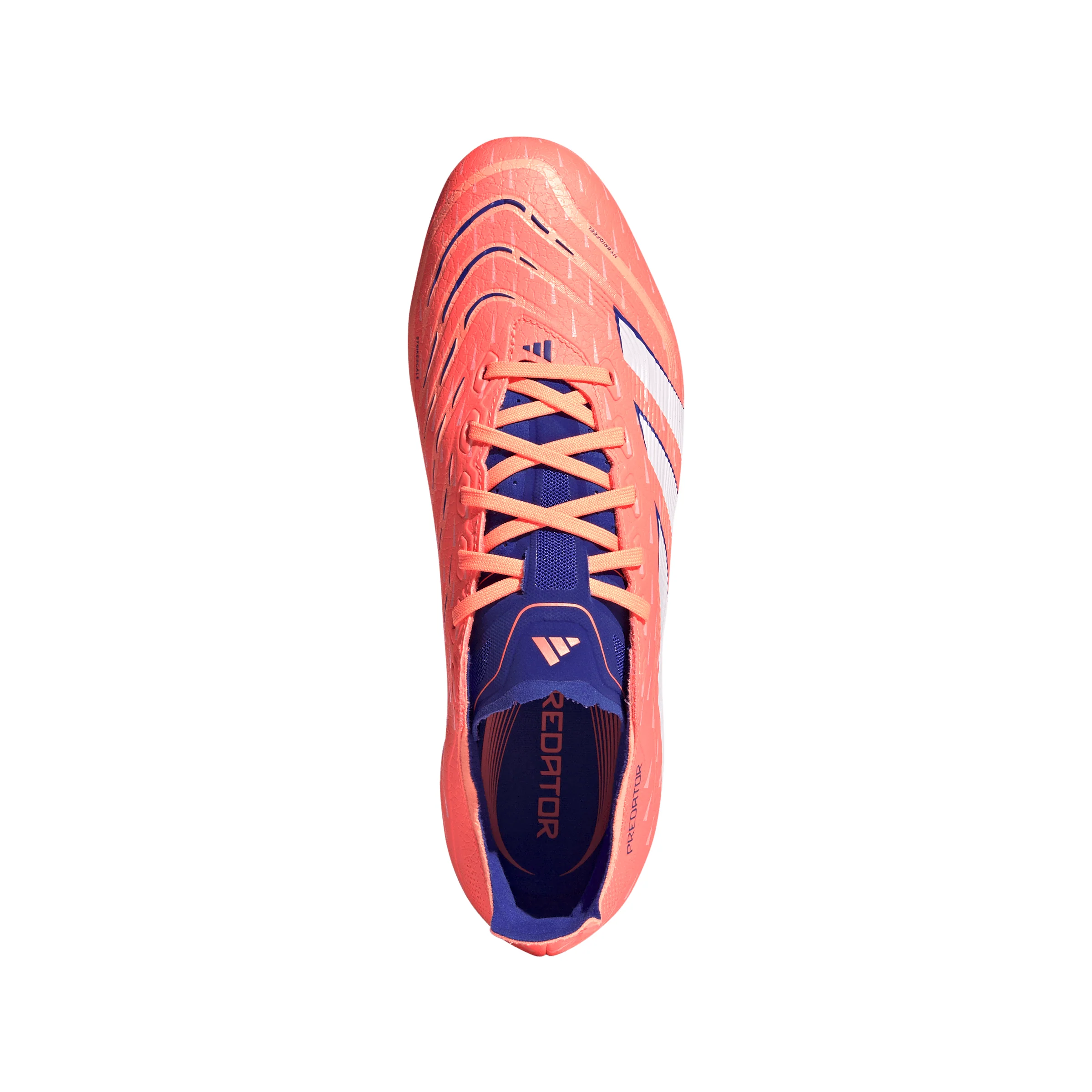 adidas Predator League FG Firm Ground Soccer Cleat - Signal Coral / Cloud White / Beam Orange - Image 4