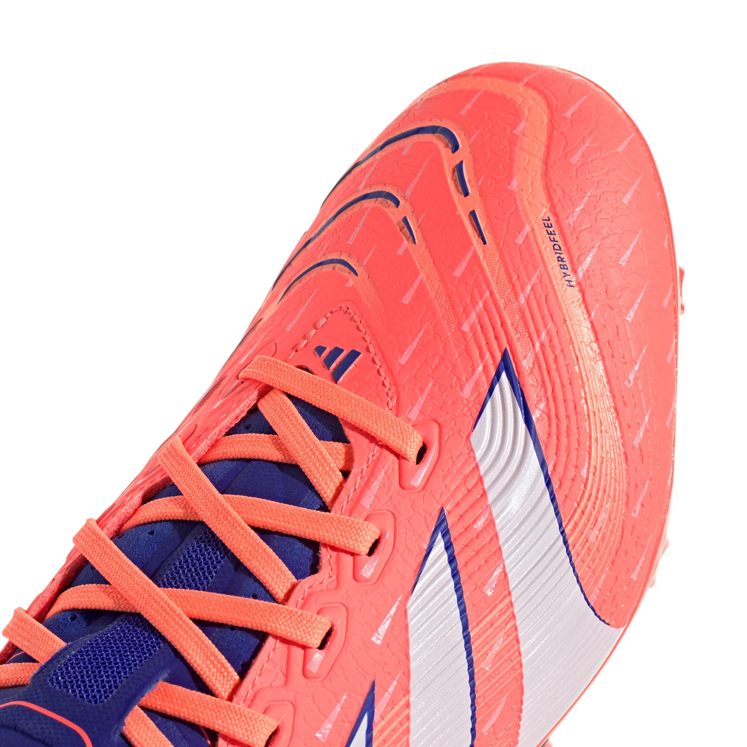 adidas Predator League FG Firm Ground Soccer Cleat - Signal Coral / Cloud White / Beam Orange - Image 6
