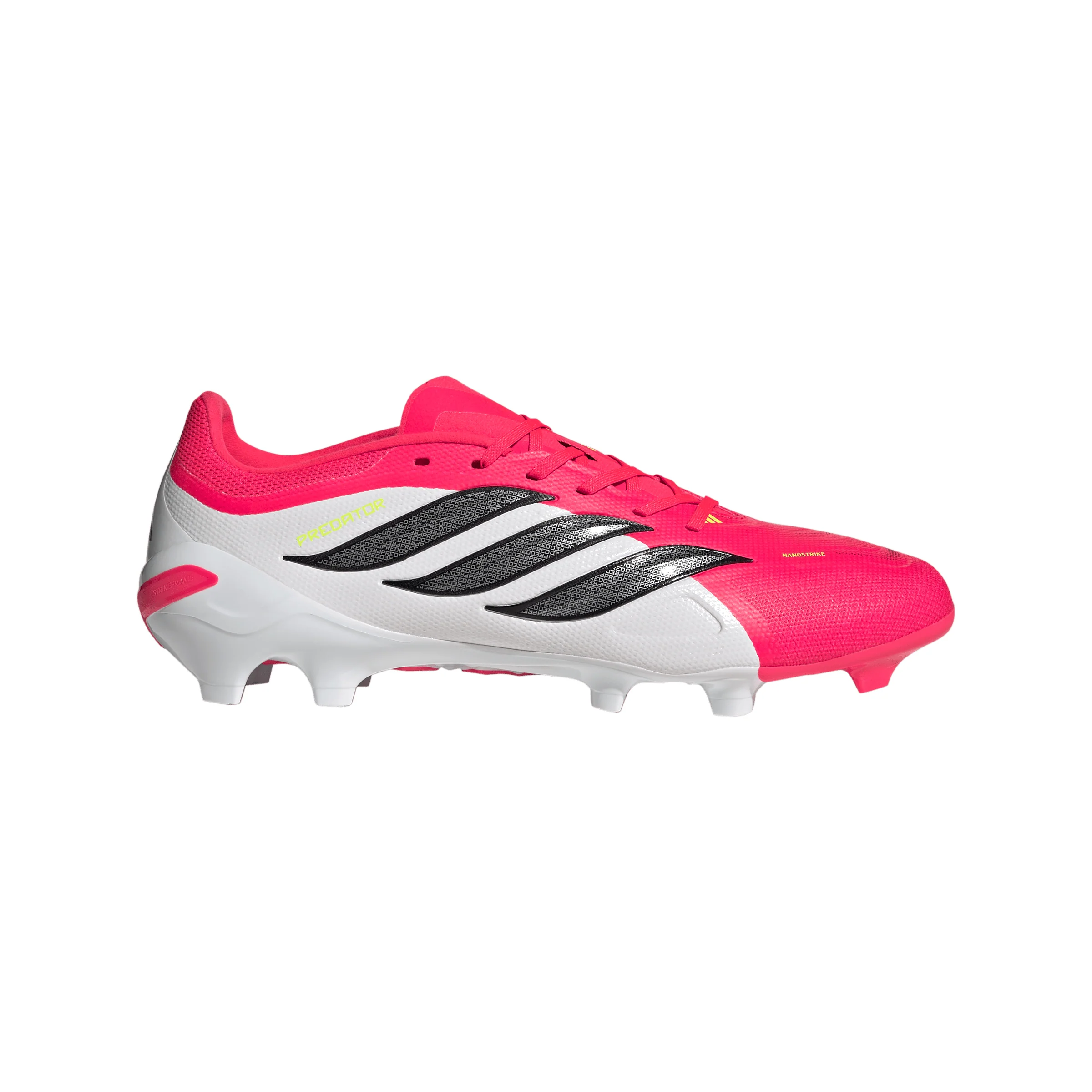 adidas Predator League FG Firm Ground Soccer Cleats-Lucid Red / Core Black / Cloud White