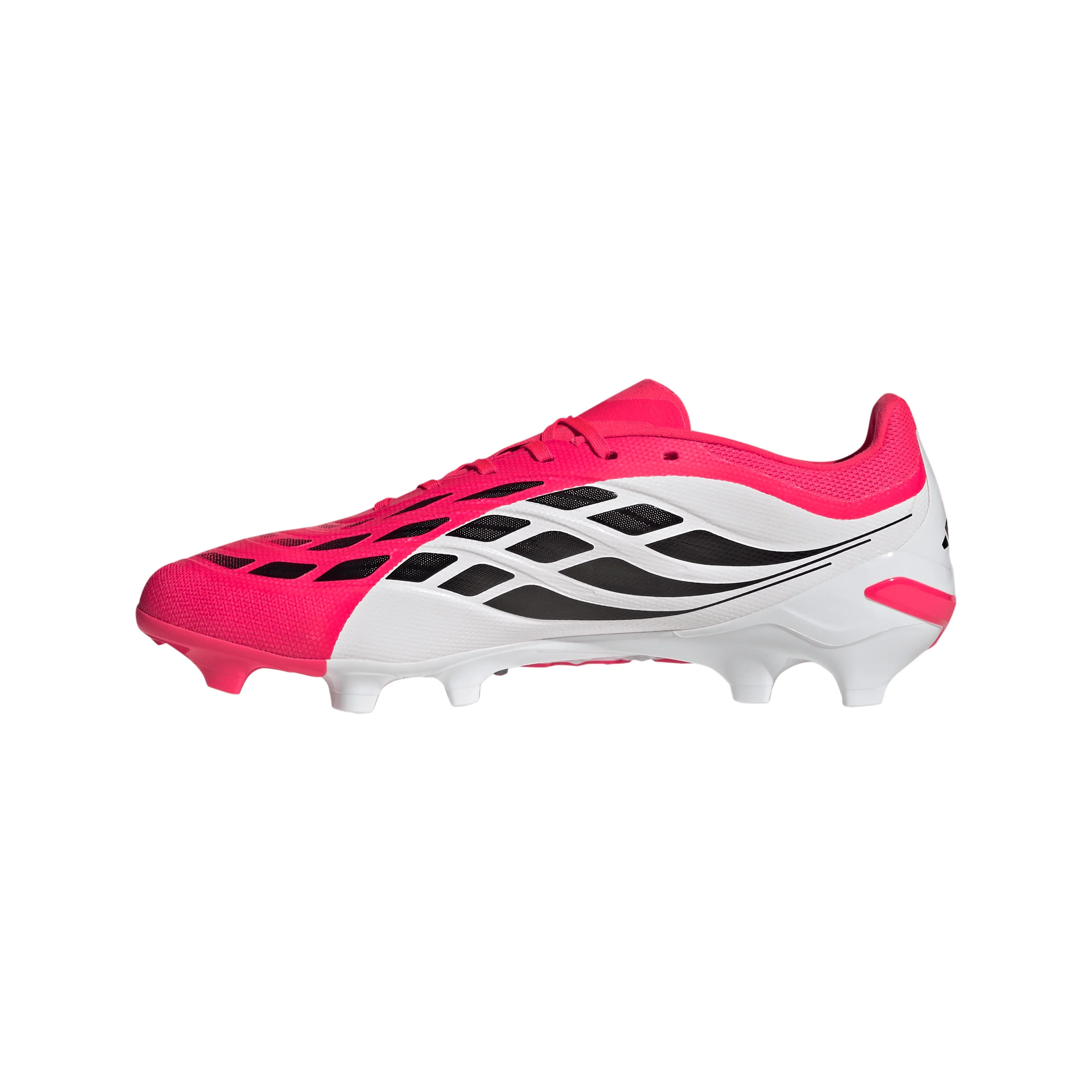 adidas Predator League FG Firm Ground Soccer Cleats-Lucid Red / Core Black / Cloud White - Image 2