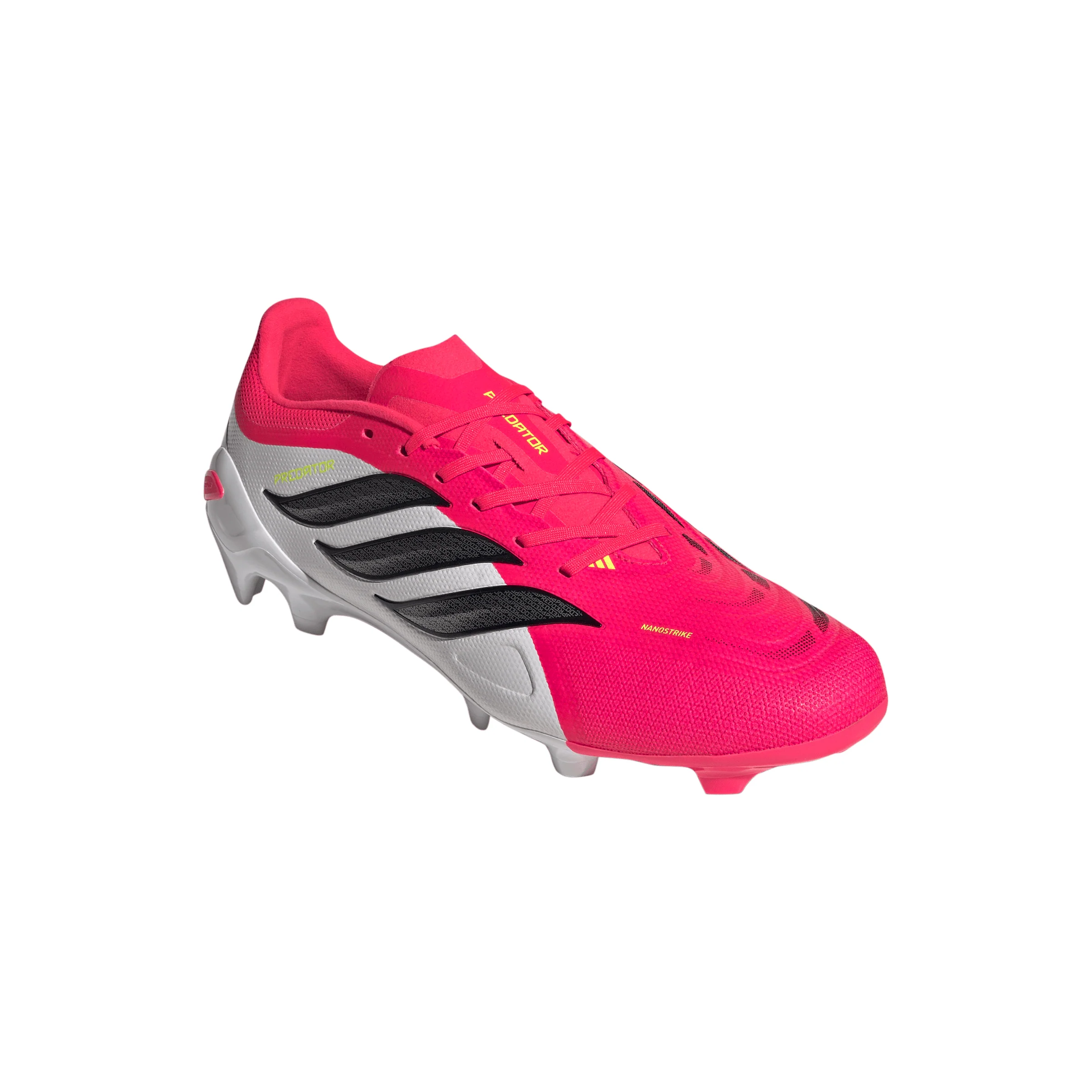 adidas Predator League FG Firm Ground Soccer Cleats-Lucid Red / Core Black / Cloud White - Image 4