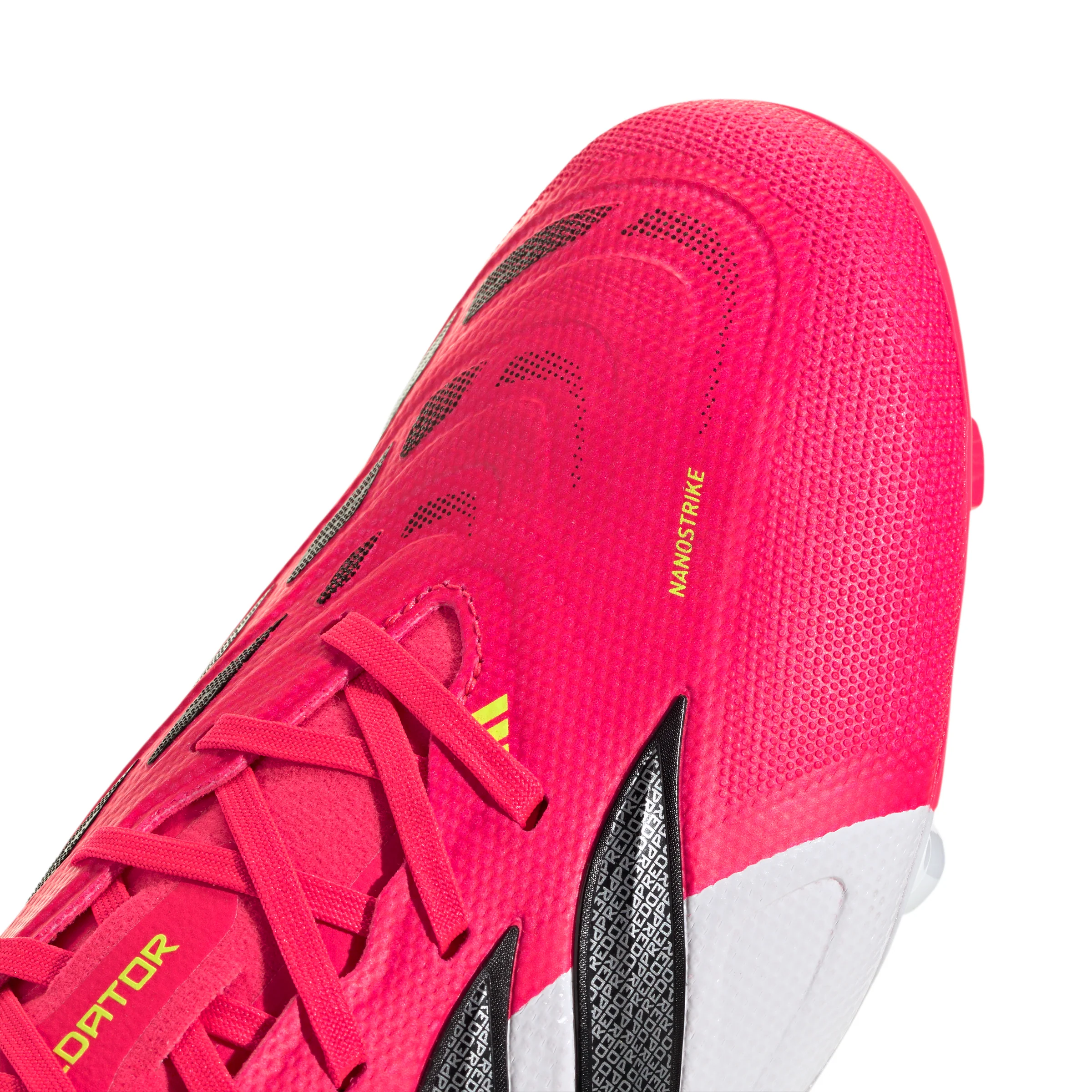 adidas Predator League FG Firm Ground Soccer Cleats-Lucid Red / Core Black / Cloud White - Image 6