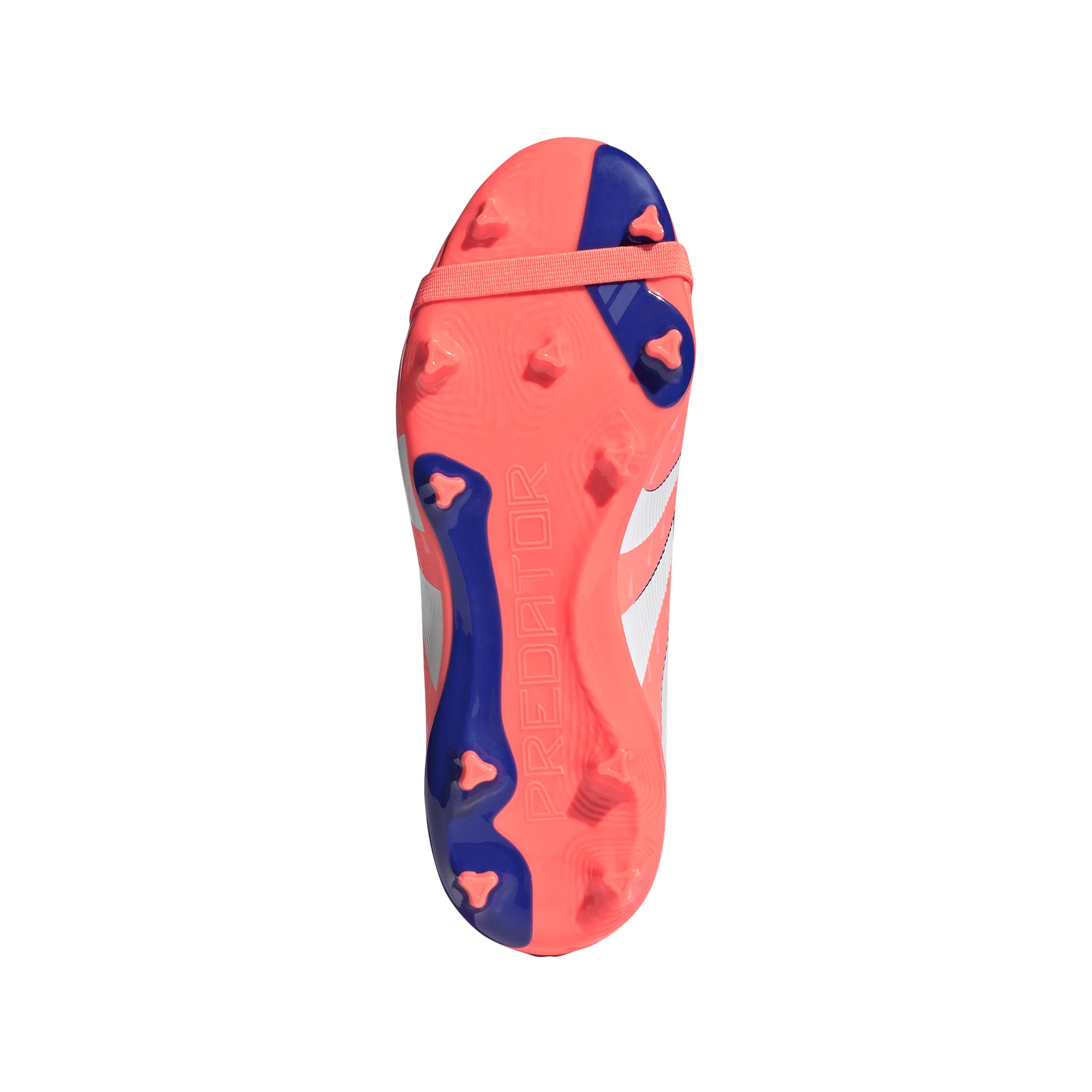 adidas Predator League FoldTongue FG Junior Firm Ground Soccer Cleat - Signal Coral / Cloud White / Beam Orange - Image 5