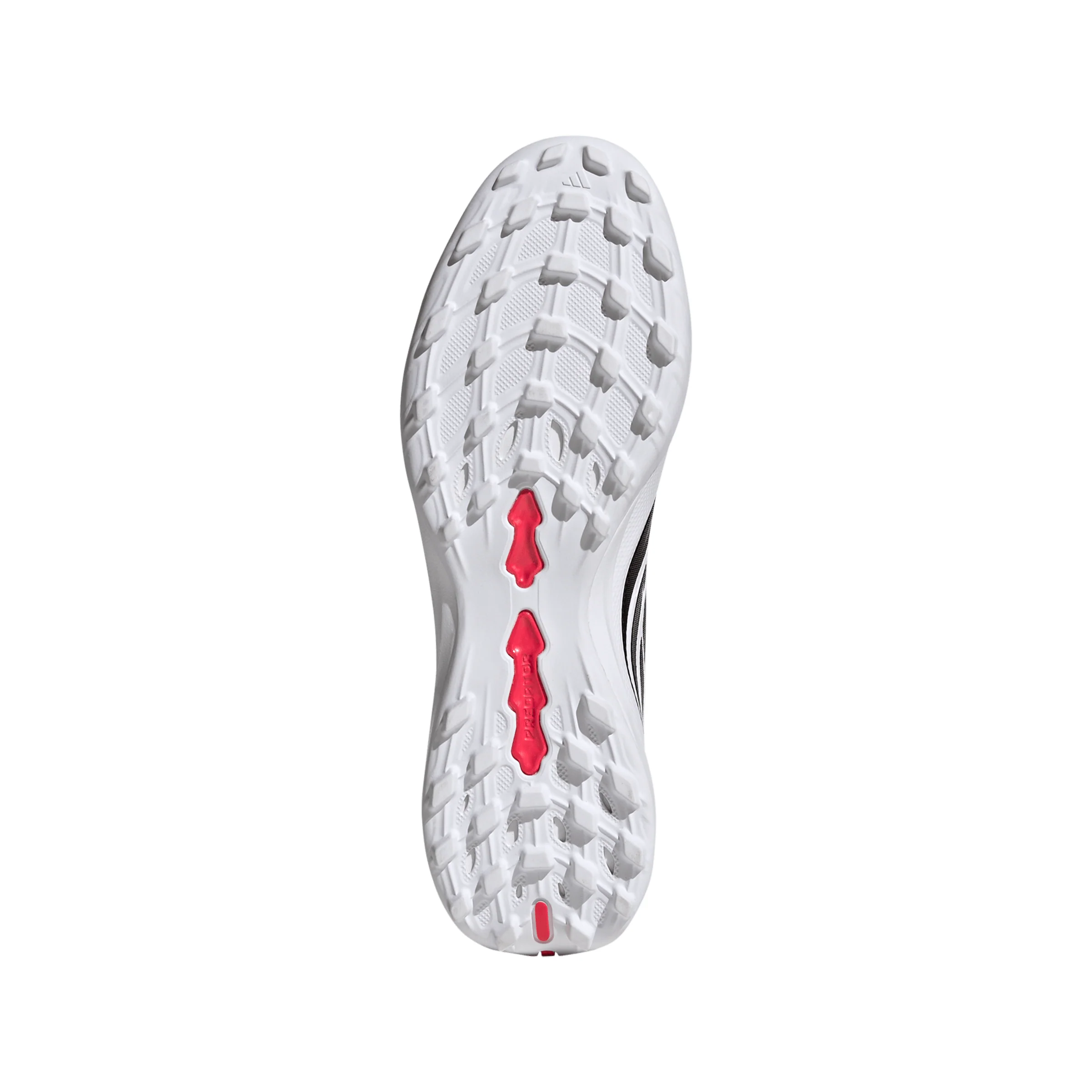 adidas Predator League FoldTongue Turf Soccer Cleat -Lucid Red / Core Black / Cloud White - Image 5
