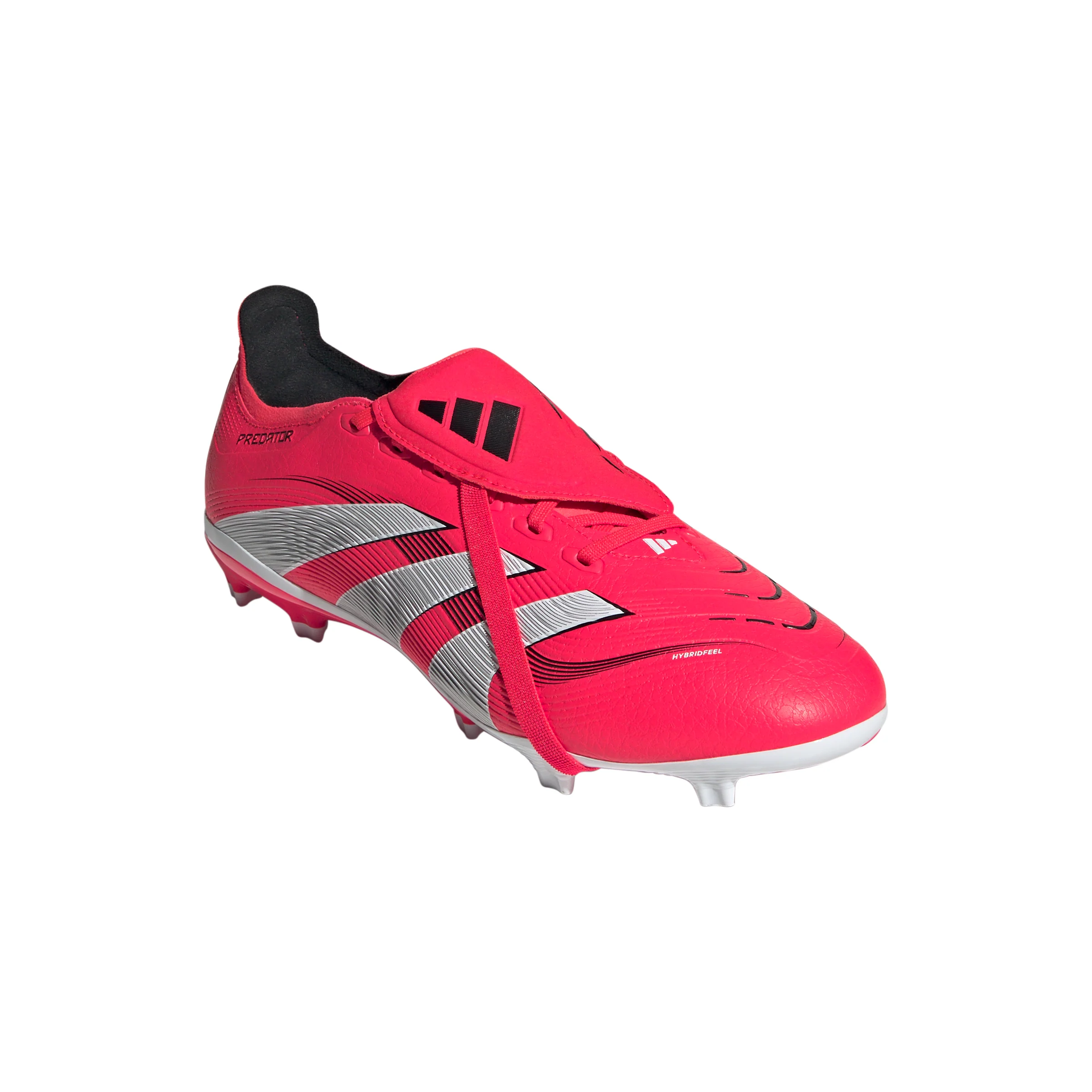 adidas Predator League FT FG Firm Ground Soccer Cleat - Lucid Red/Cloud White/Core Black - Image 3