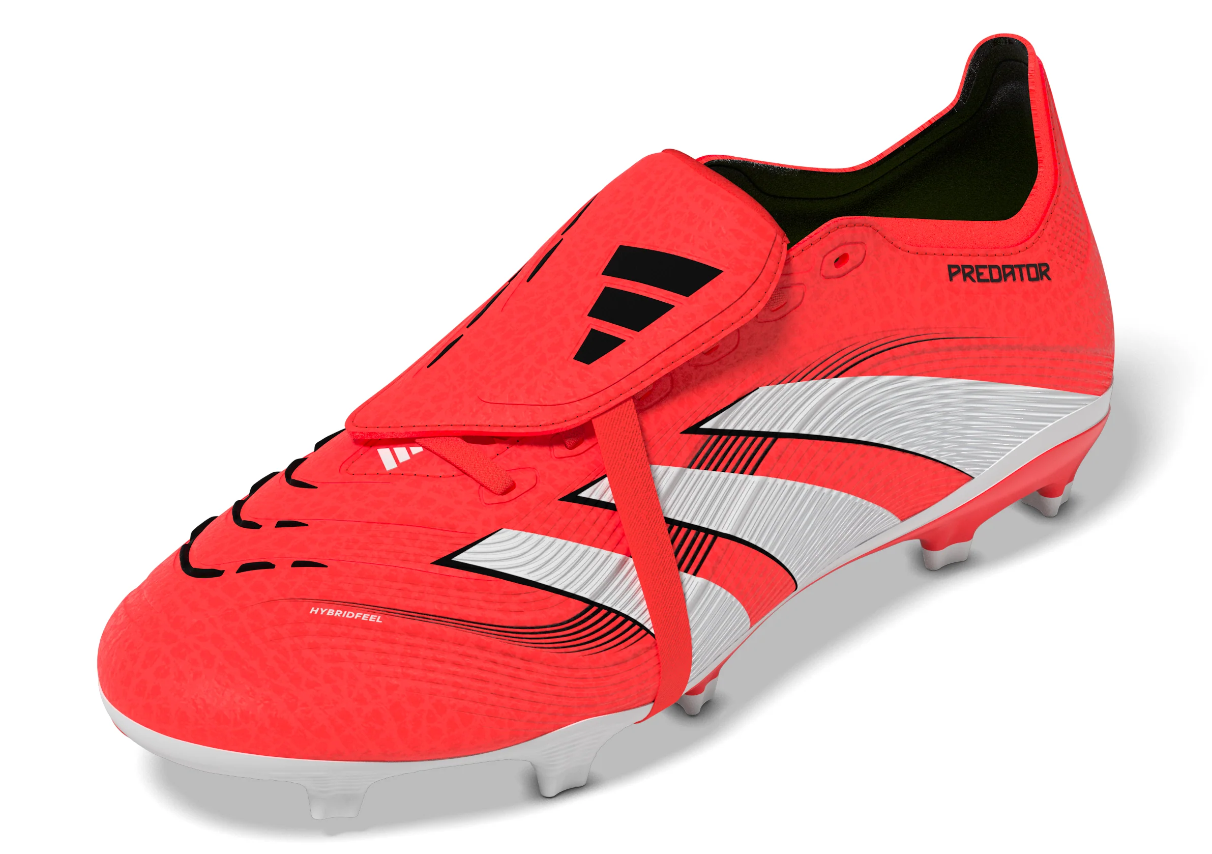 adidas Predator League FT FG Firm Ground Soccer Cleat - Lucid Red/Cloud White/Core Black - Image 6