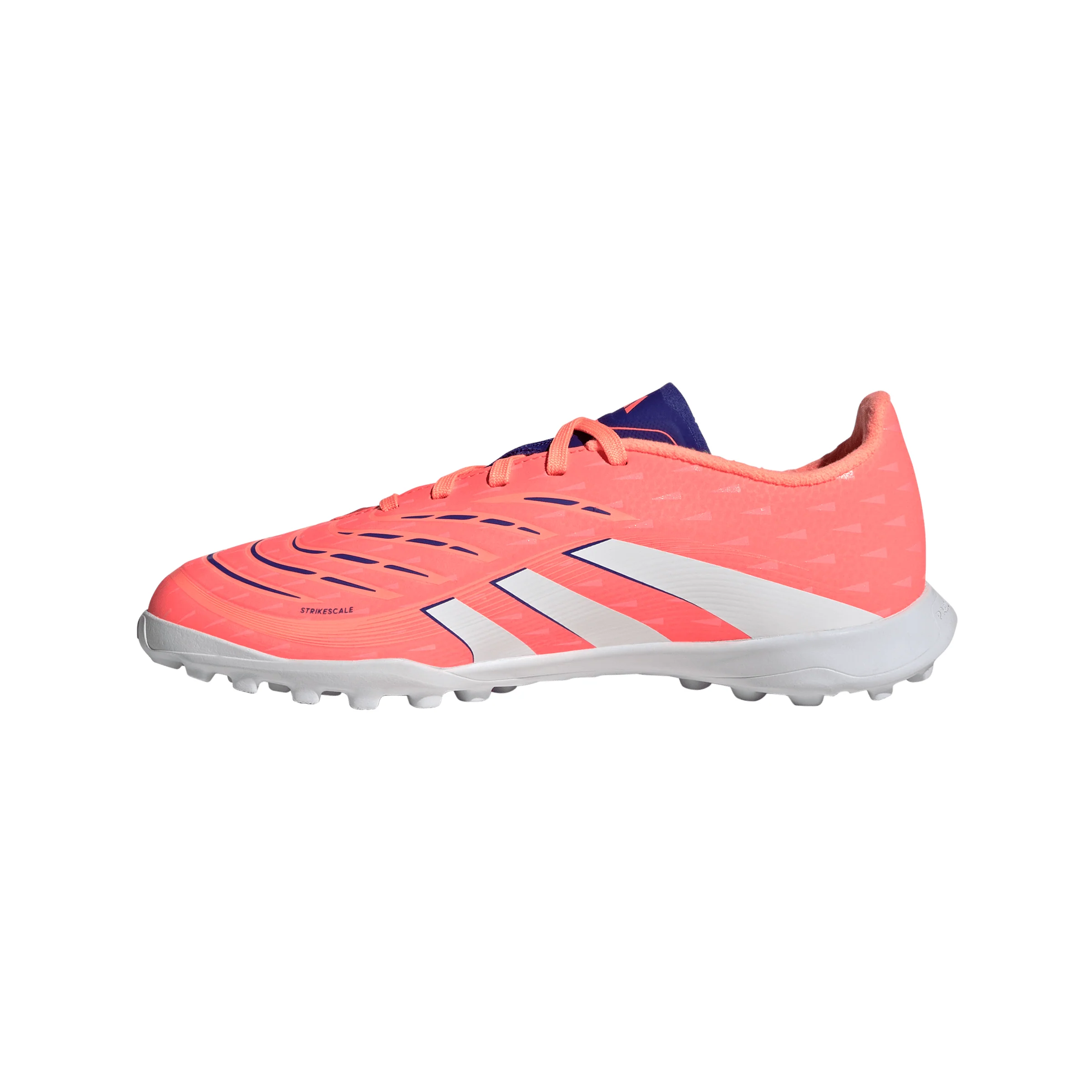 adidas Predator League TF Junior Turf Soccer Cleat - Signal Coral / Cloud White / Beam Orange - Image 2