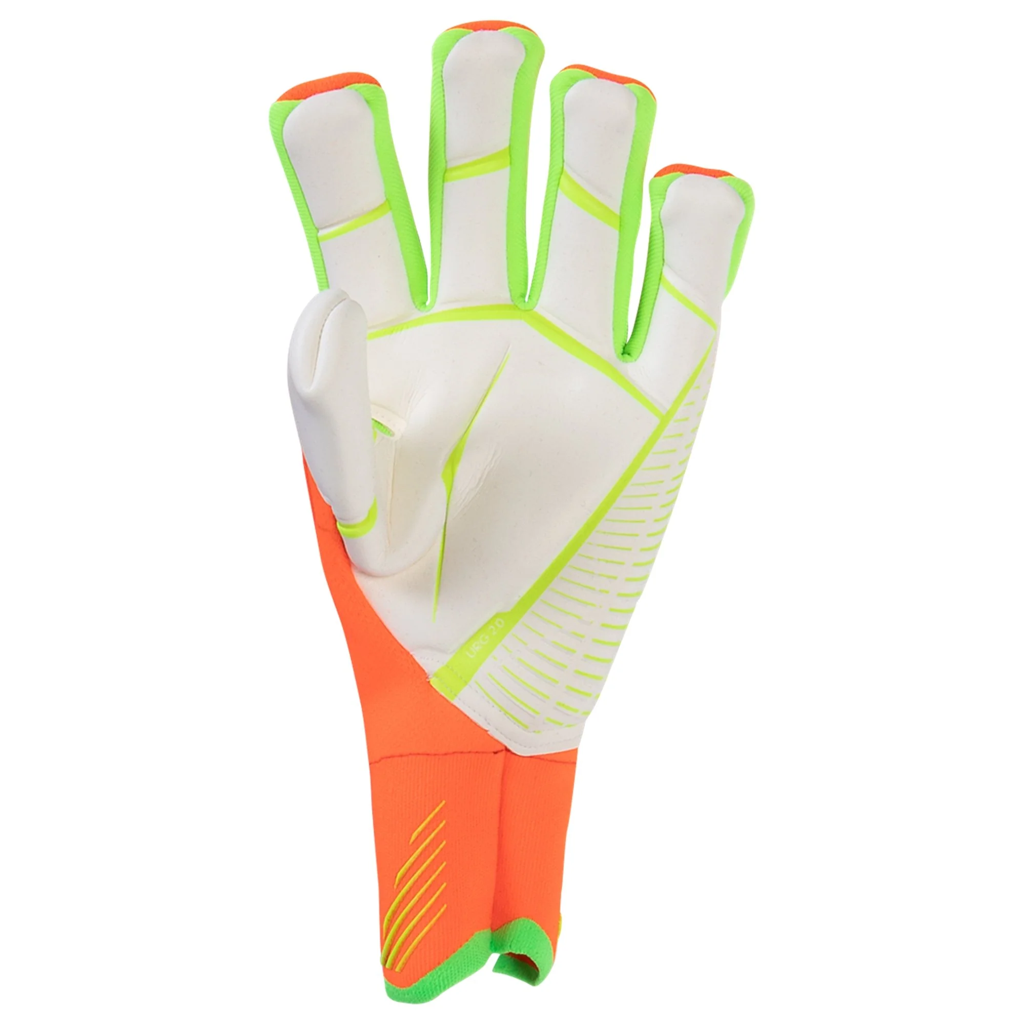 adidas Predator Pro Fingersave Goalkeeper Gloves - Solar Red/Solar Green - Image 3