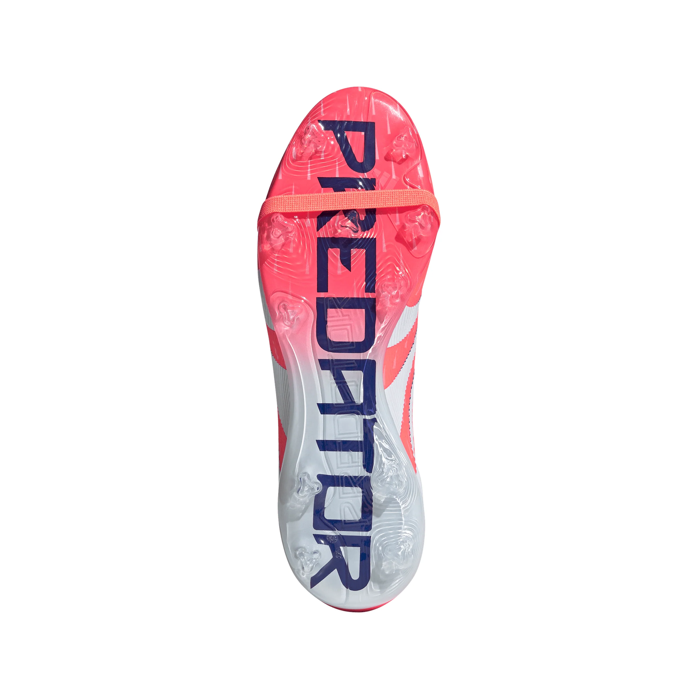 adidas Predator Pro Fold Tongue FT FG Firm Ground Soccer Cleat -Signal Coral / Cloud White / Beam Orange - Image 5