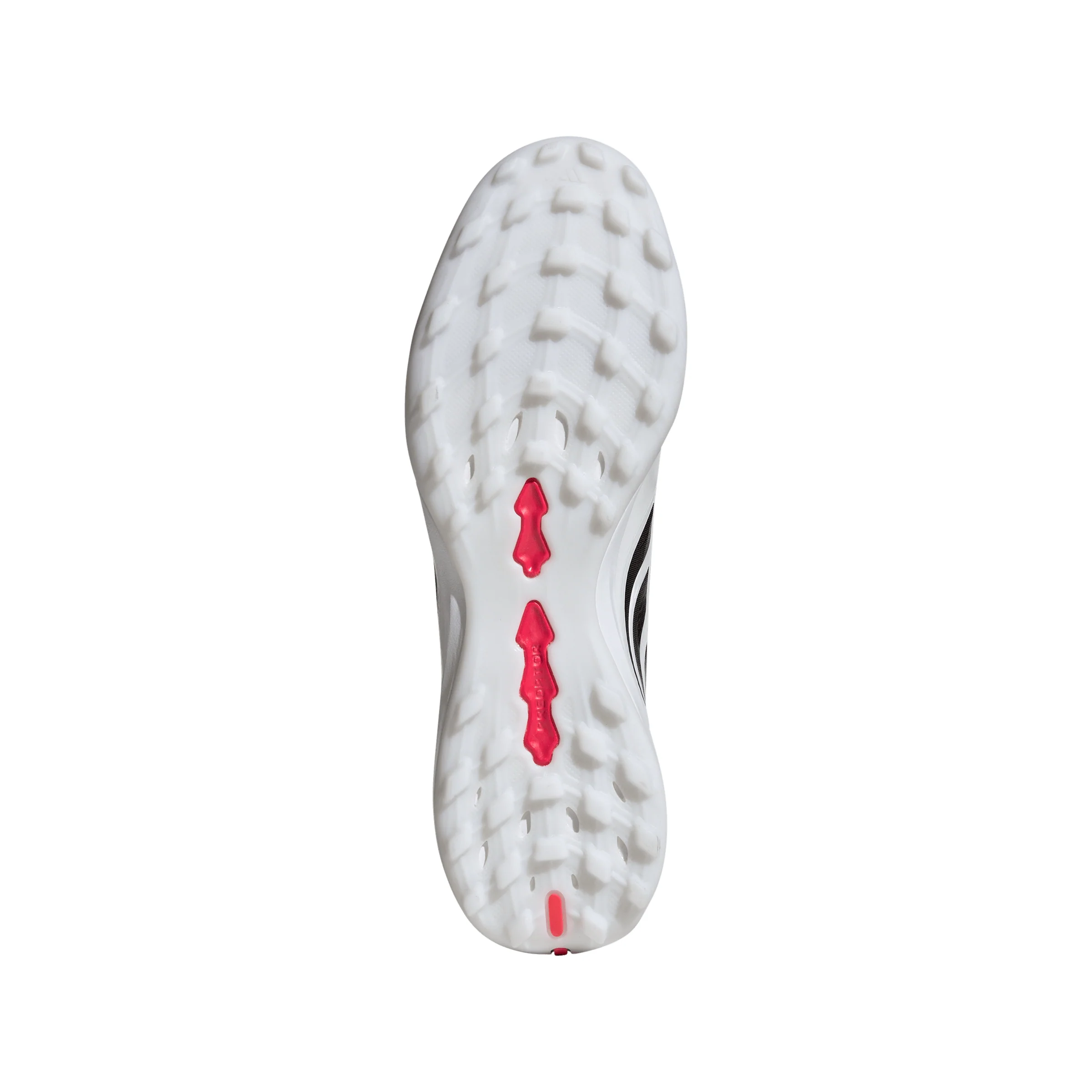 adidas Predator Pro Fold Tongue FT TF Turf Soccer Cleat -Lucid Red / Core Black / Cloud White - Image 5