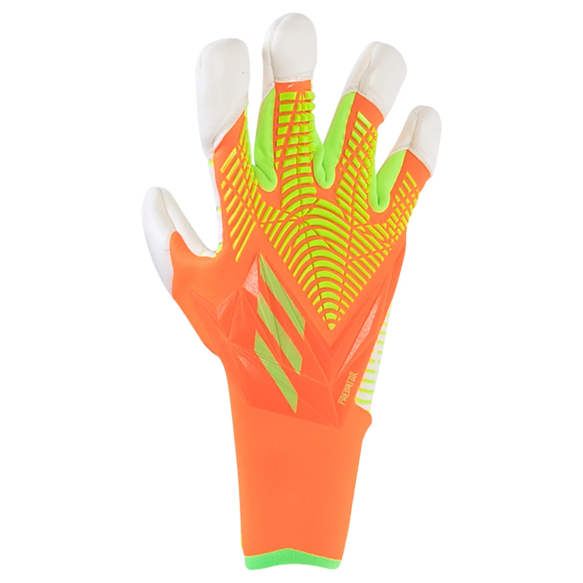 adidas Predator Pro Hybrid Goalkeeper Gloves - Solar Red/Solar Green - Image 3