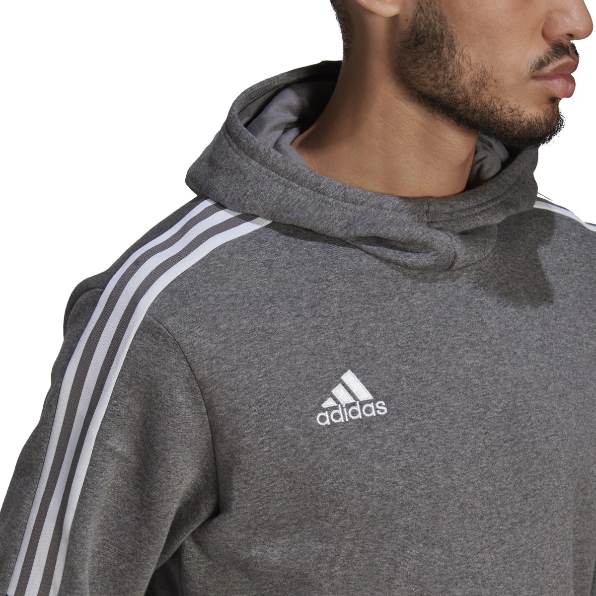 adidas Tiro 21 Hooded Sweatshirt - Grey - Image 3