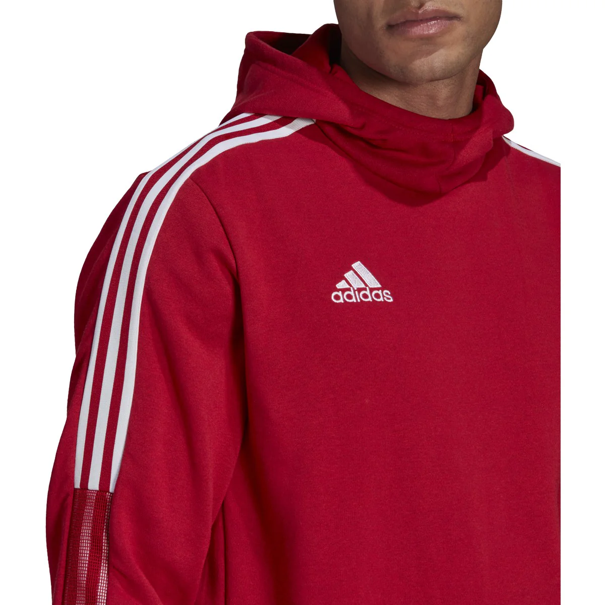 adidas Tiro 21 Hooded Sweatshirt - Red - Image 4