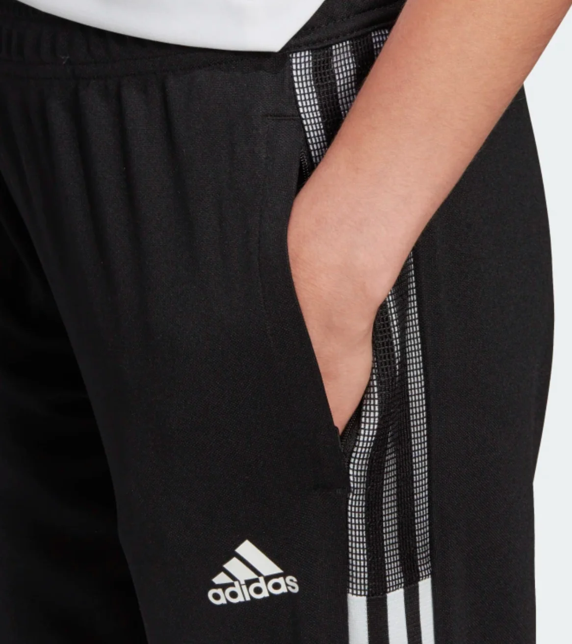 adidas Tiro 21 WOMEN'S Training Pants- Black/White - Image 3