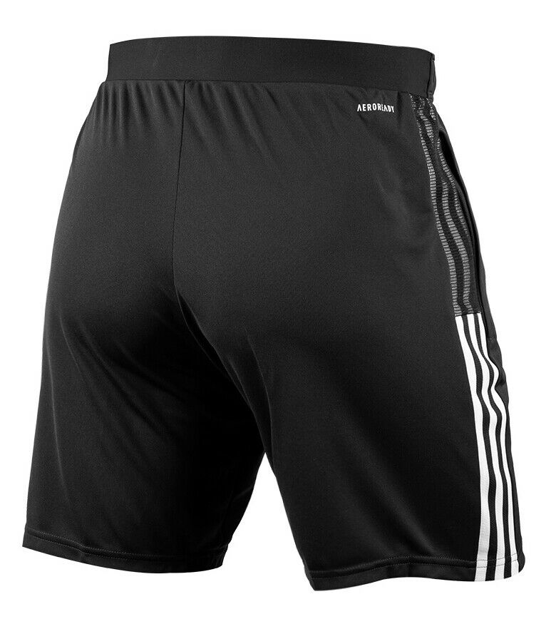adidas Tiro 21 WOMEN'S Training Shorts- Black/White - Image 2
