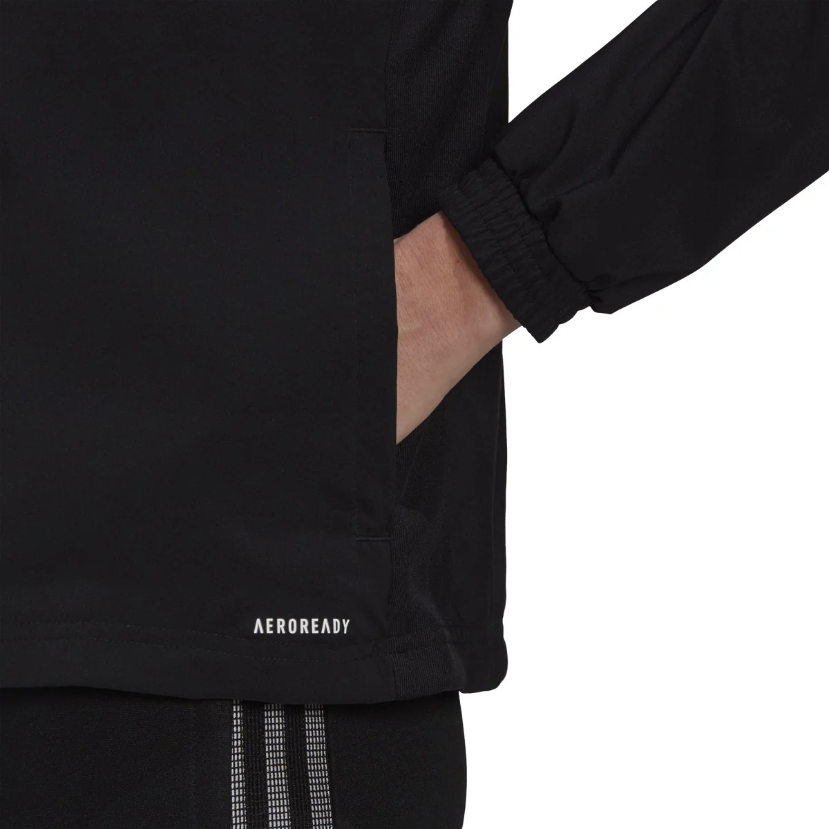 adidas Tiro 21 Women's Windbreaker Jacket - Black/White - Image 4