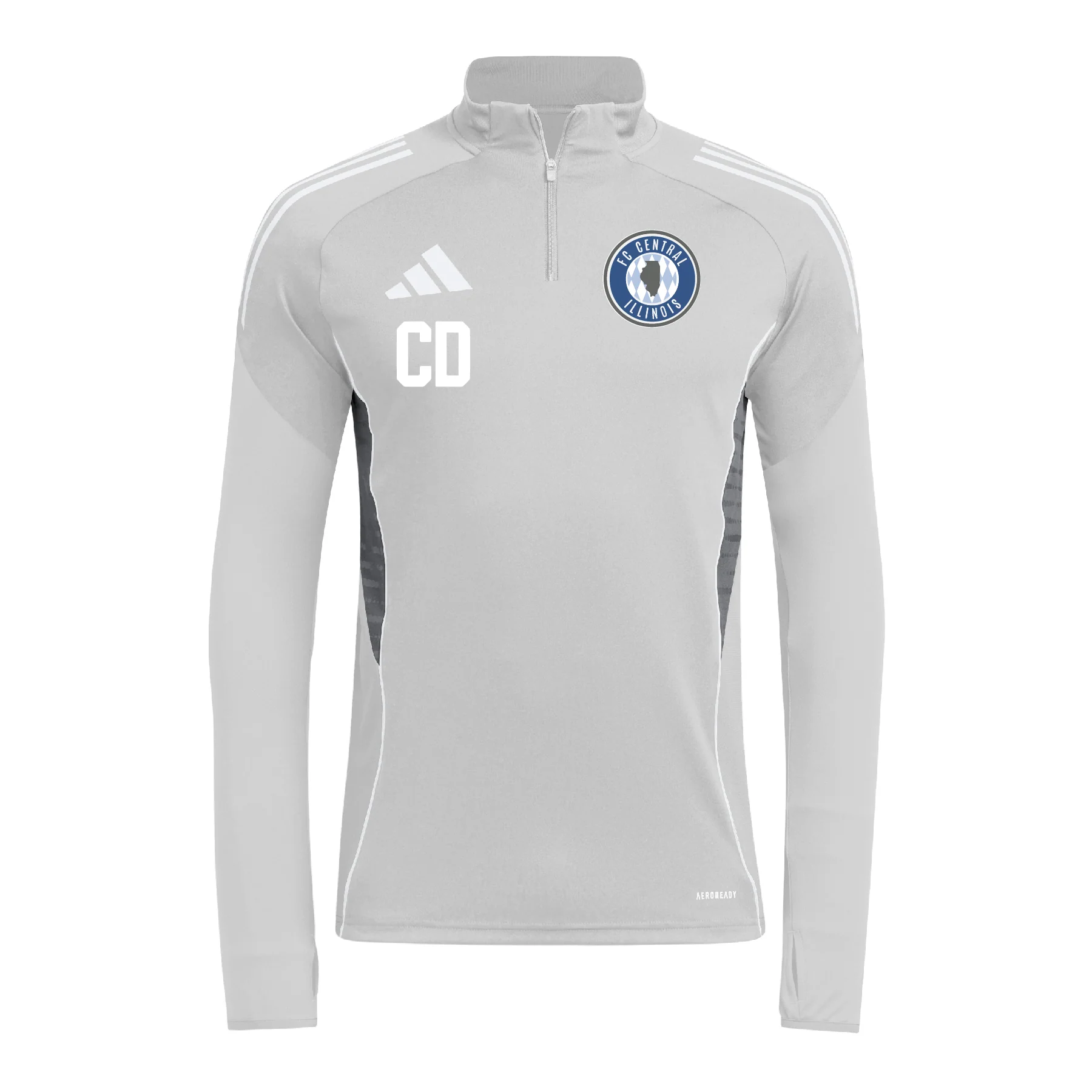 FCCI adidas Tiro 25 Comp Training Top Light Grey