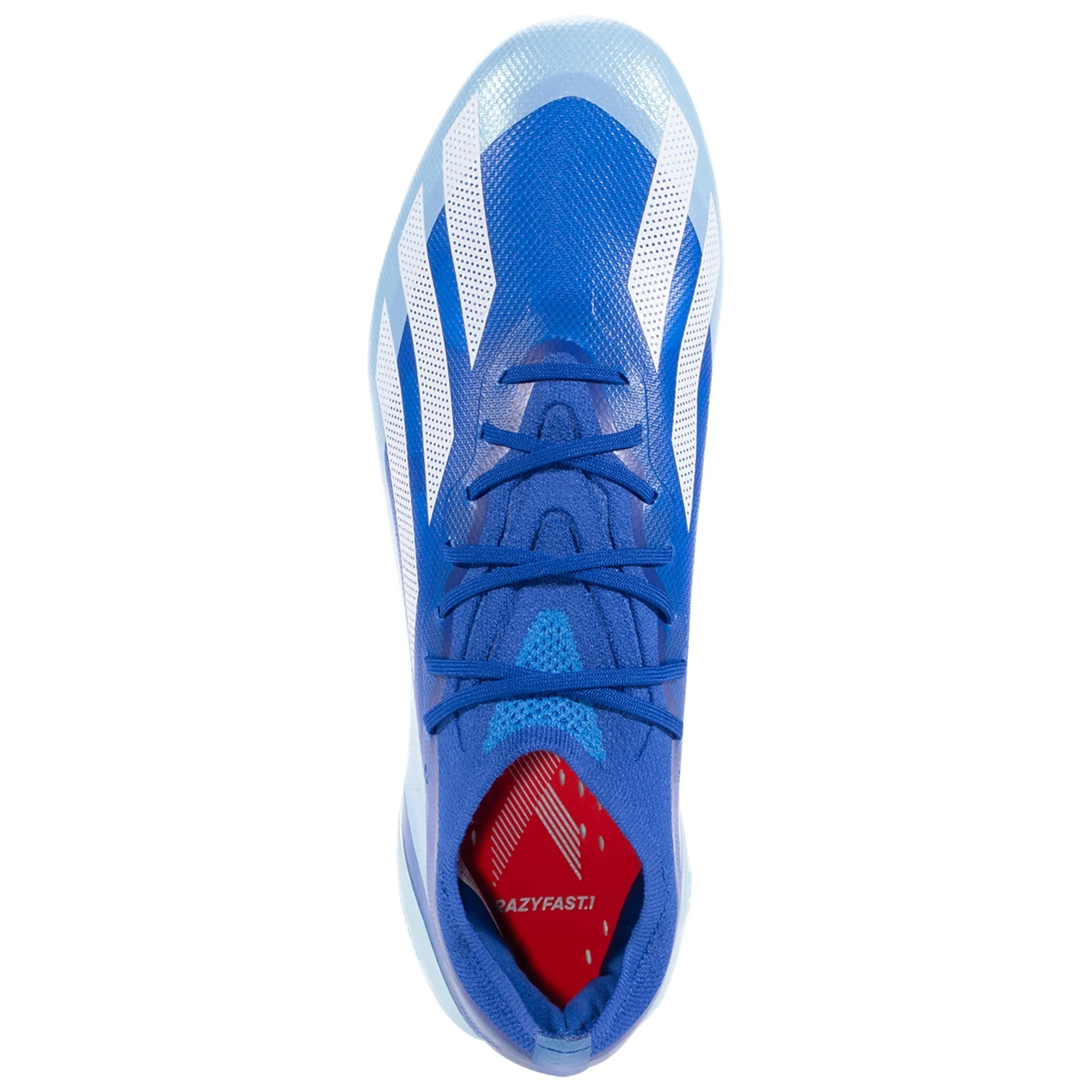 adidas X CrazyFast.1 FG Firm Ground Soccer Cleat - Bright Royal/White/Solar Red - Image 3