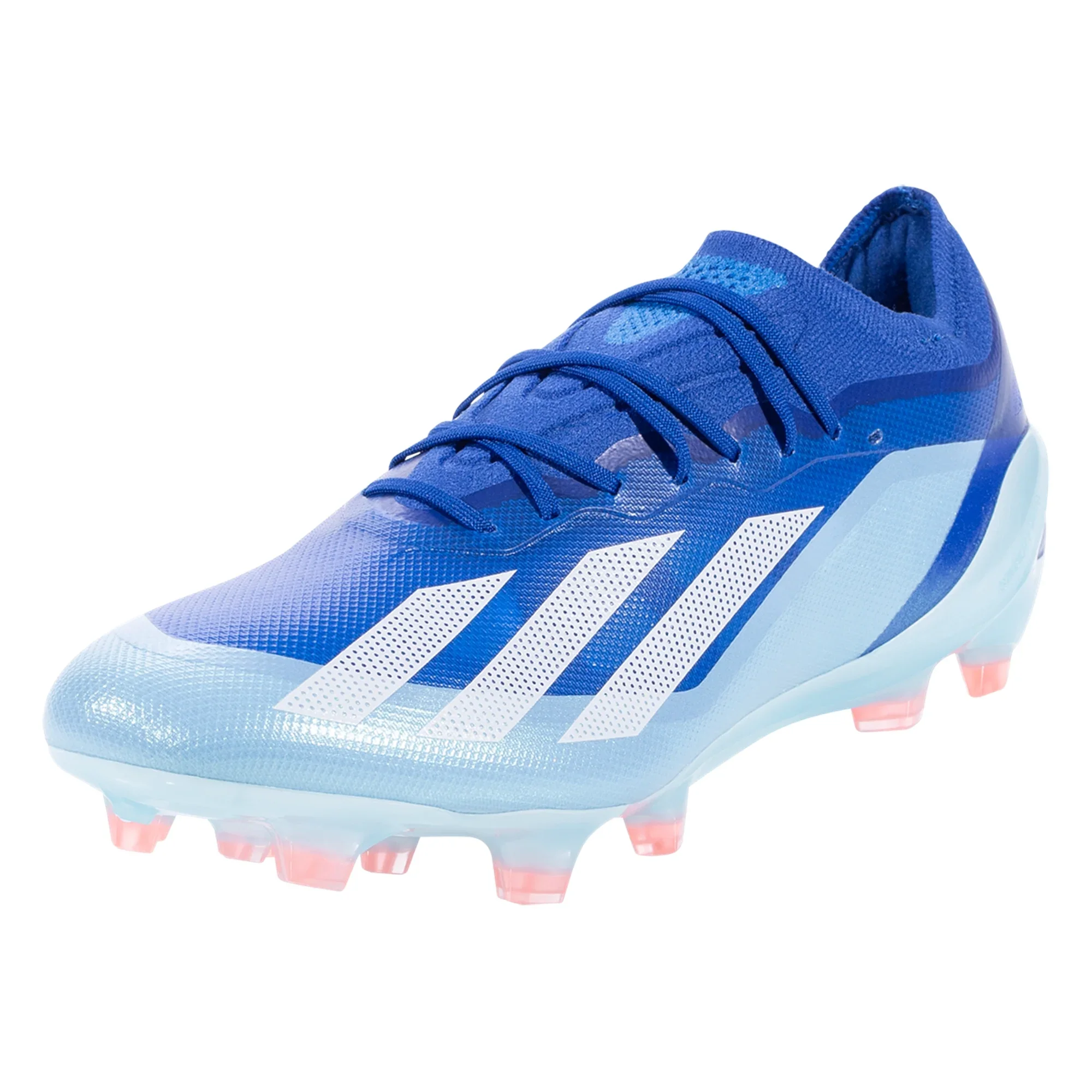 adidas X CrazyFast.1 FG Firm Ground Soccer Cleat - Bright Royal/White/Solar Red - Image 4