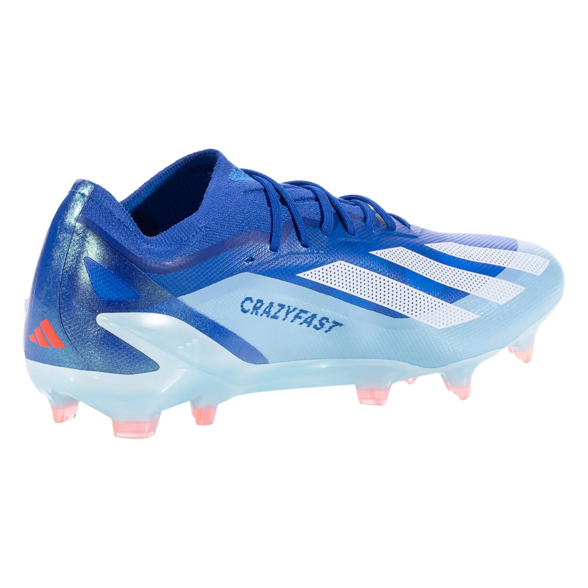adidas X CrazyFast.1 FG Firm Ground Soccer Cleat - Bright Royal/White/Solar Red - Image 5