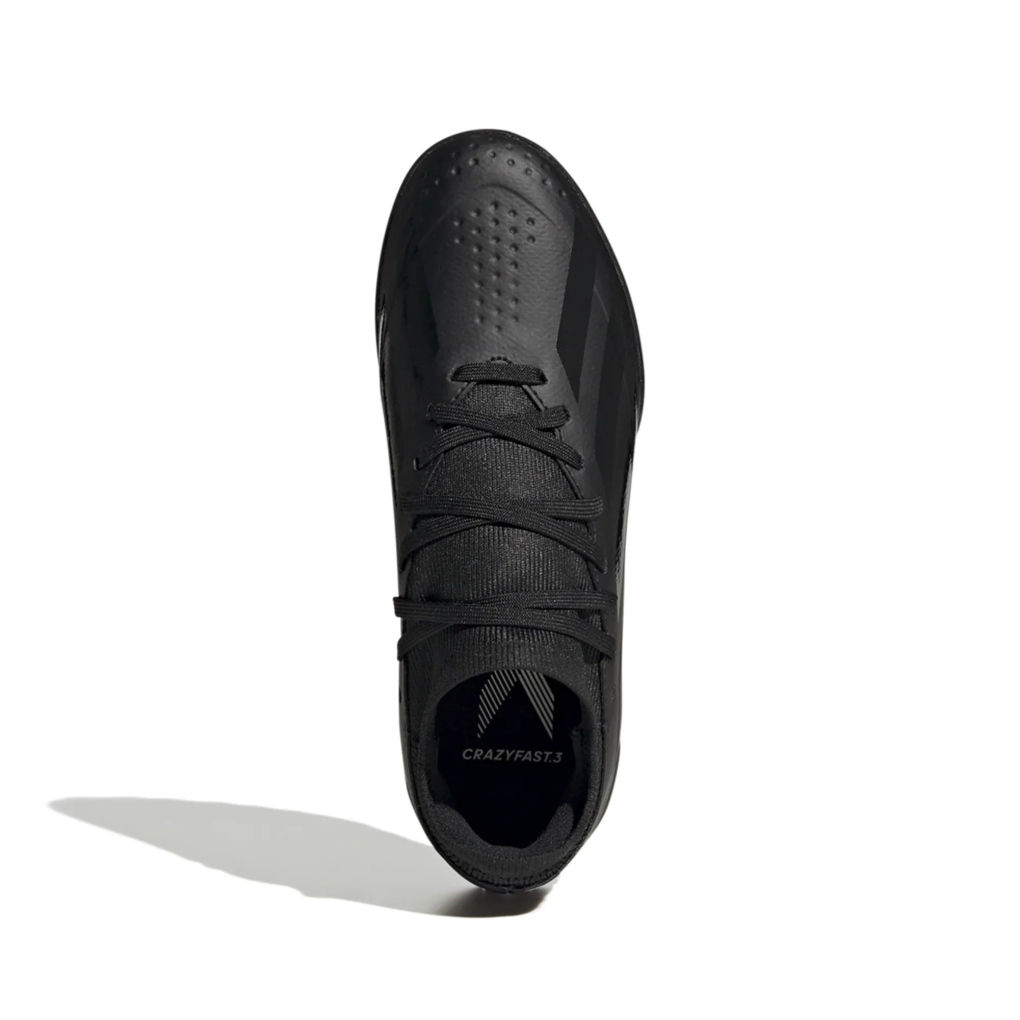 adidas X CrazyFast.3 TF Turf Soccer Cleat - Black/Black - Image 3