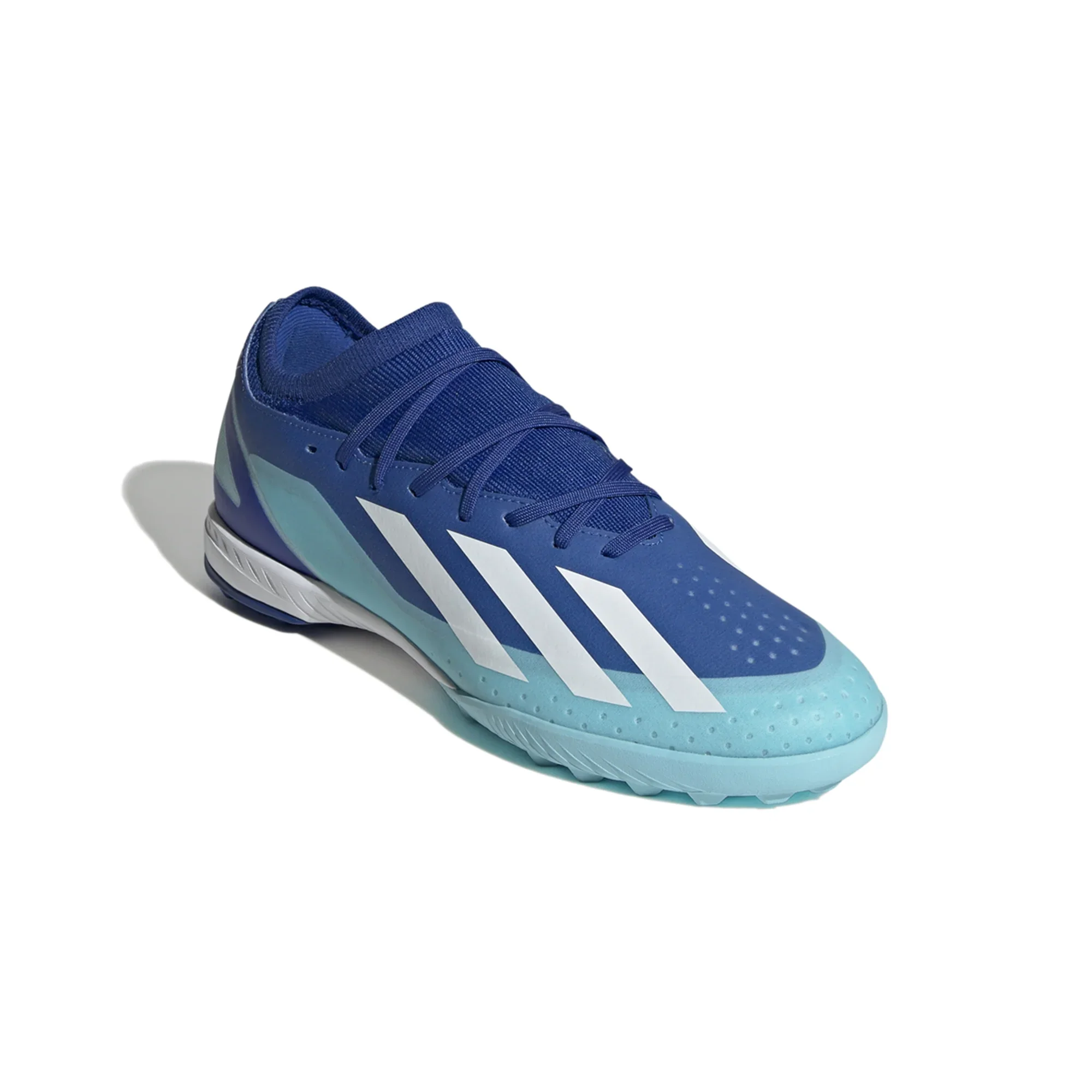 adidas X Crazyfast.3 TF Turf Soccer Cleat- Bright Royal/White/Solar Red - Image 4