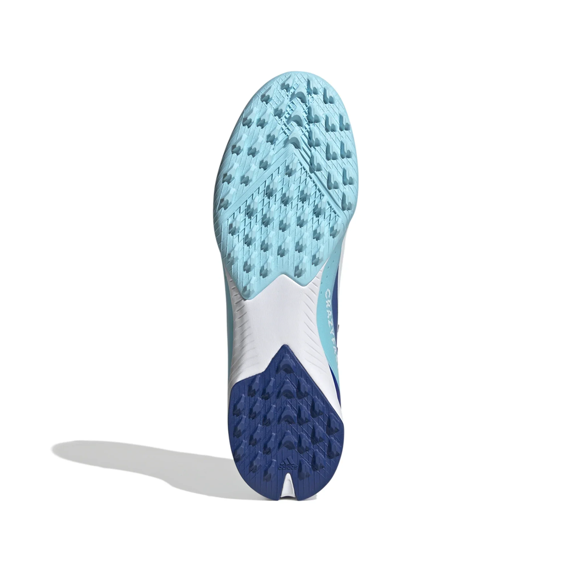 adidas X Crazyfast.3 TF Turf Soccer Cleat- Bright Royal/White/Solar Red - Image 6