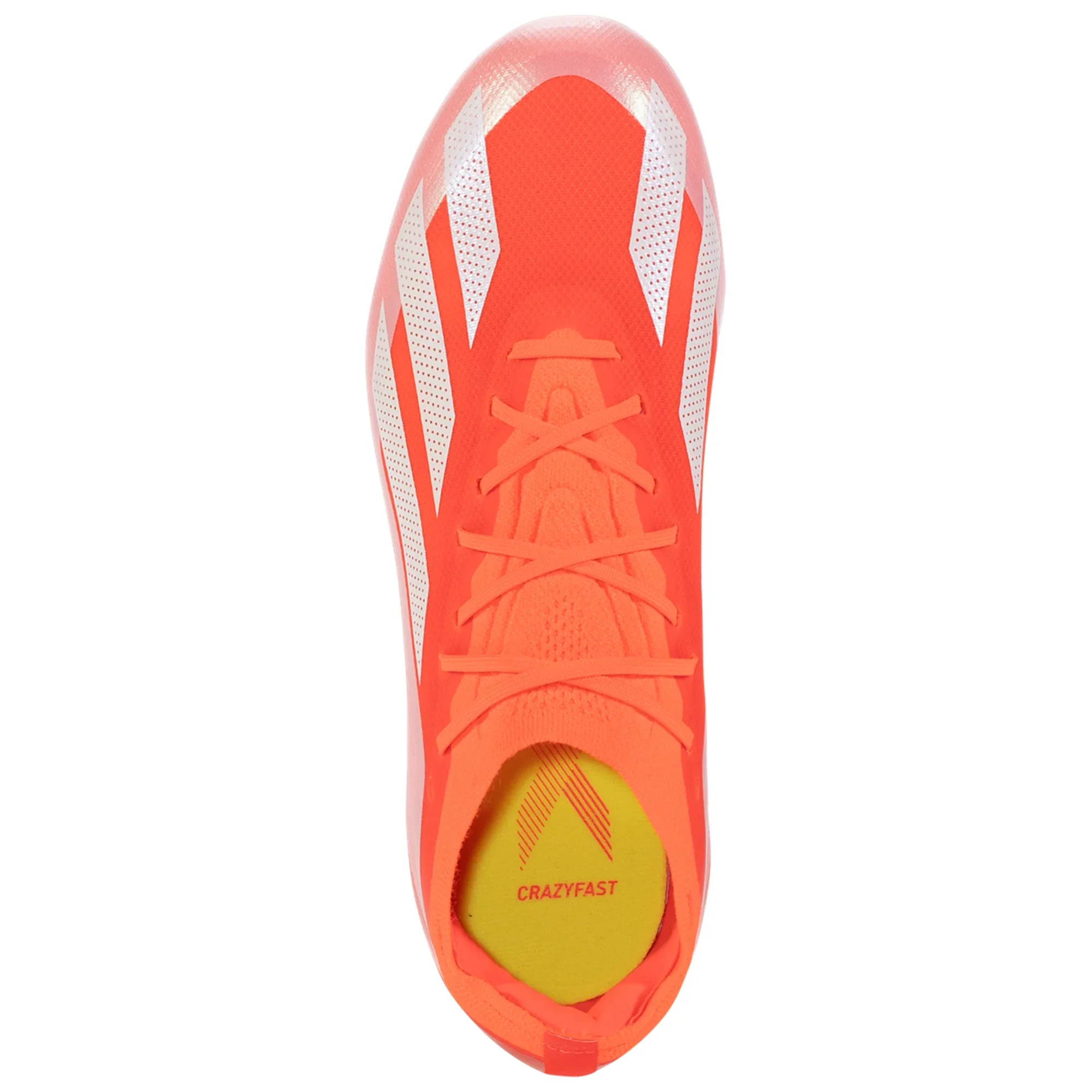 adidas X CrazyFast Elite FG Junior Firm Ground Soccer Cleat - Solar Red/White/Solar Yellow - Image 3