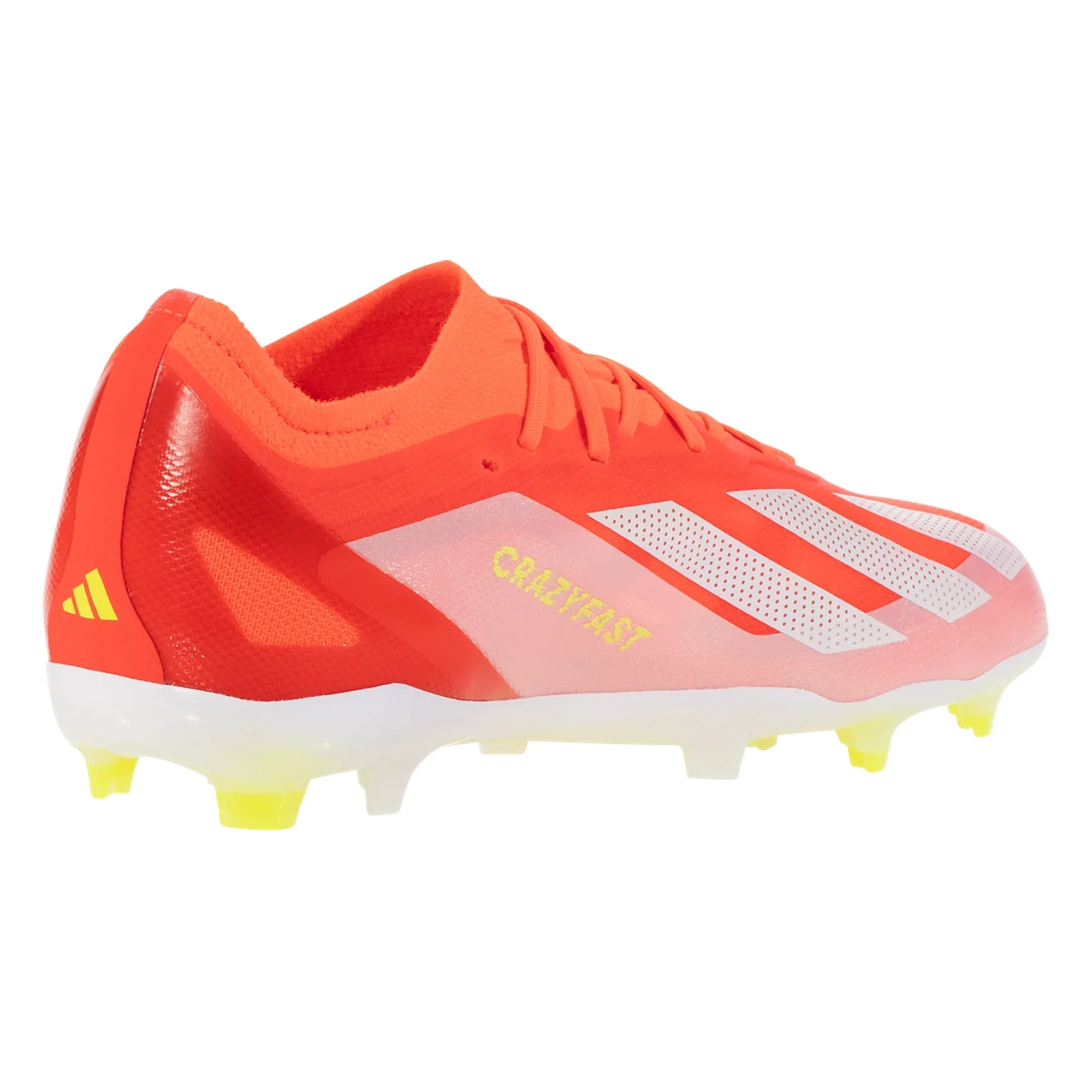 adidas X CrazyFast Elite FG Junior Firm Ground Soccer Cleat - Solar Red/White/Solar Yellow - Image 5