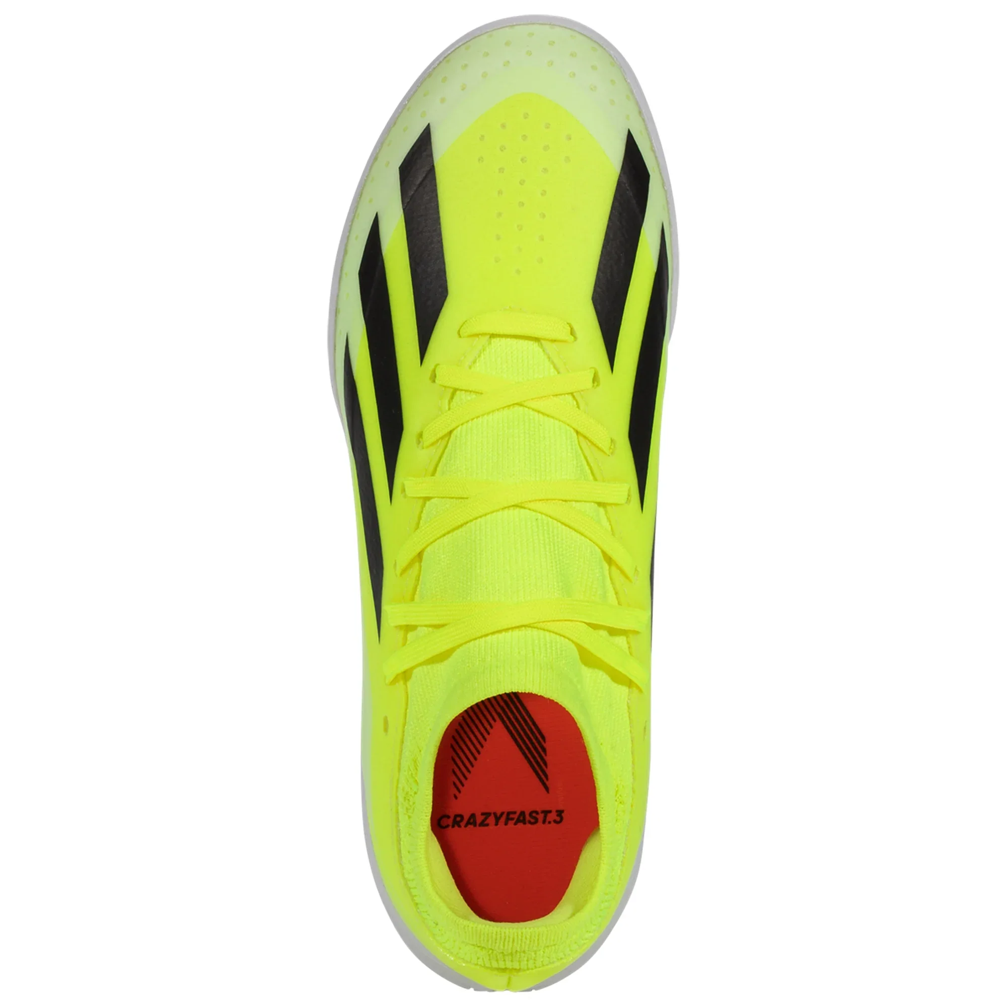 adidas X CrazyFast League IN Indoor Soccer Shoe - Solar Yellow/Core Black/White - Image 3