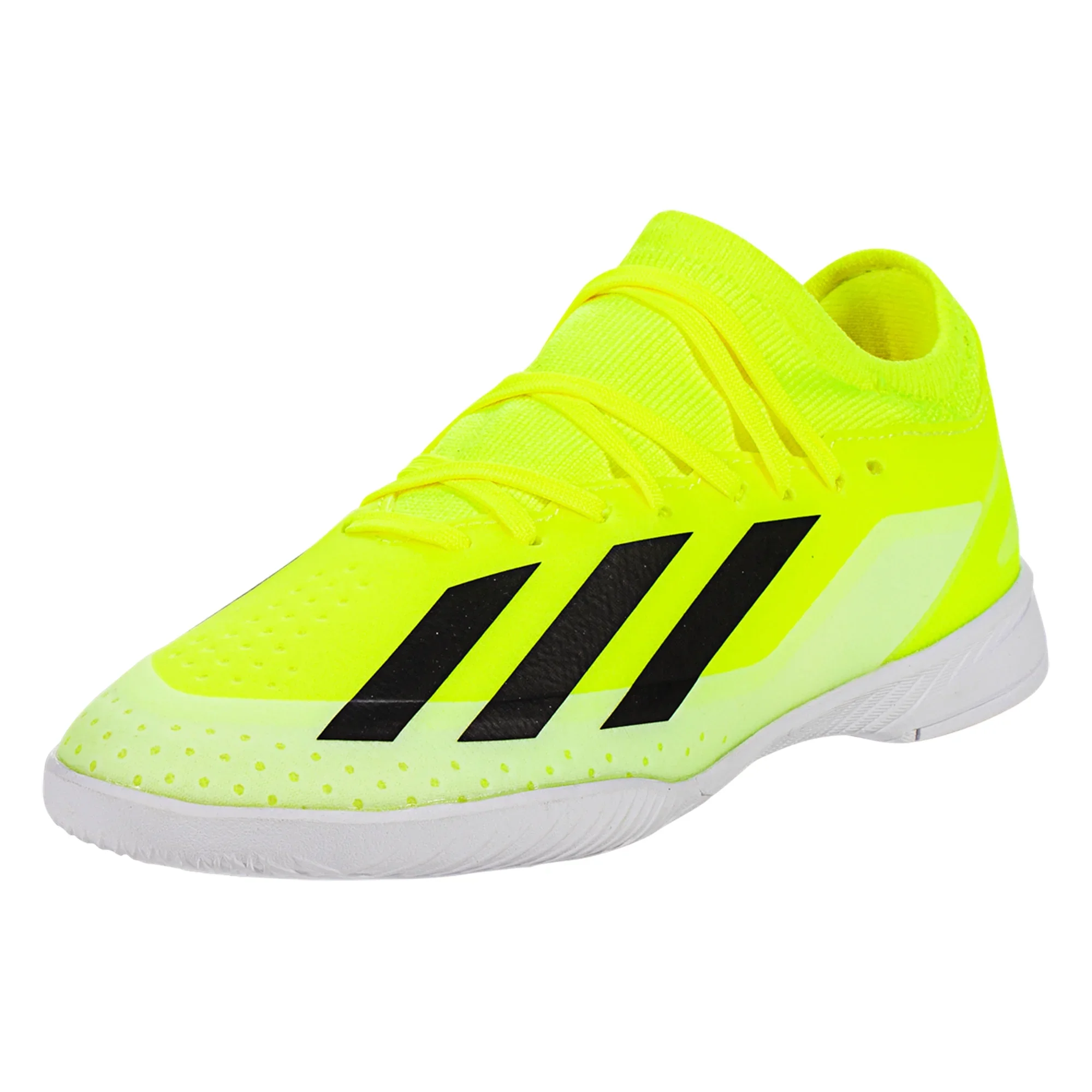 adidas X CrazyFast League IN Indoor Soccer Shoe - Solar Yellow/Core Black/White - Image 4
