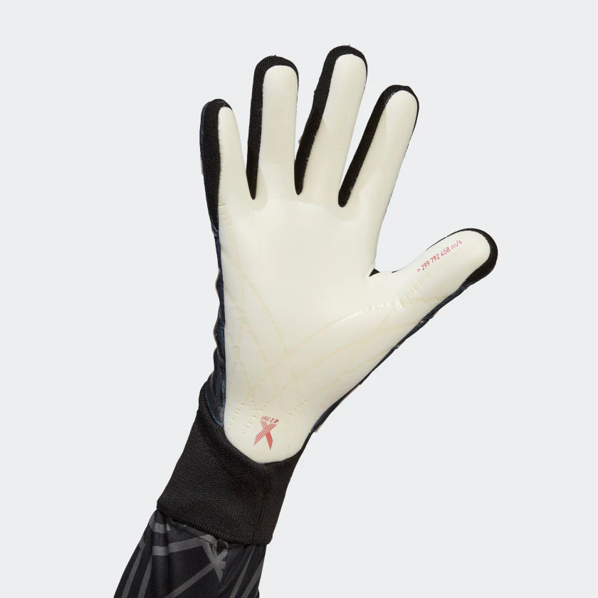 adidas X Pro Goalkeeper Glove - Black/Blue Rush/Vivid Red - Image 2