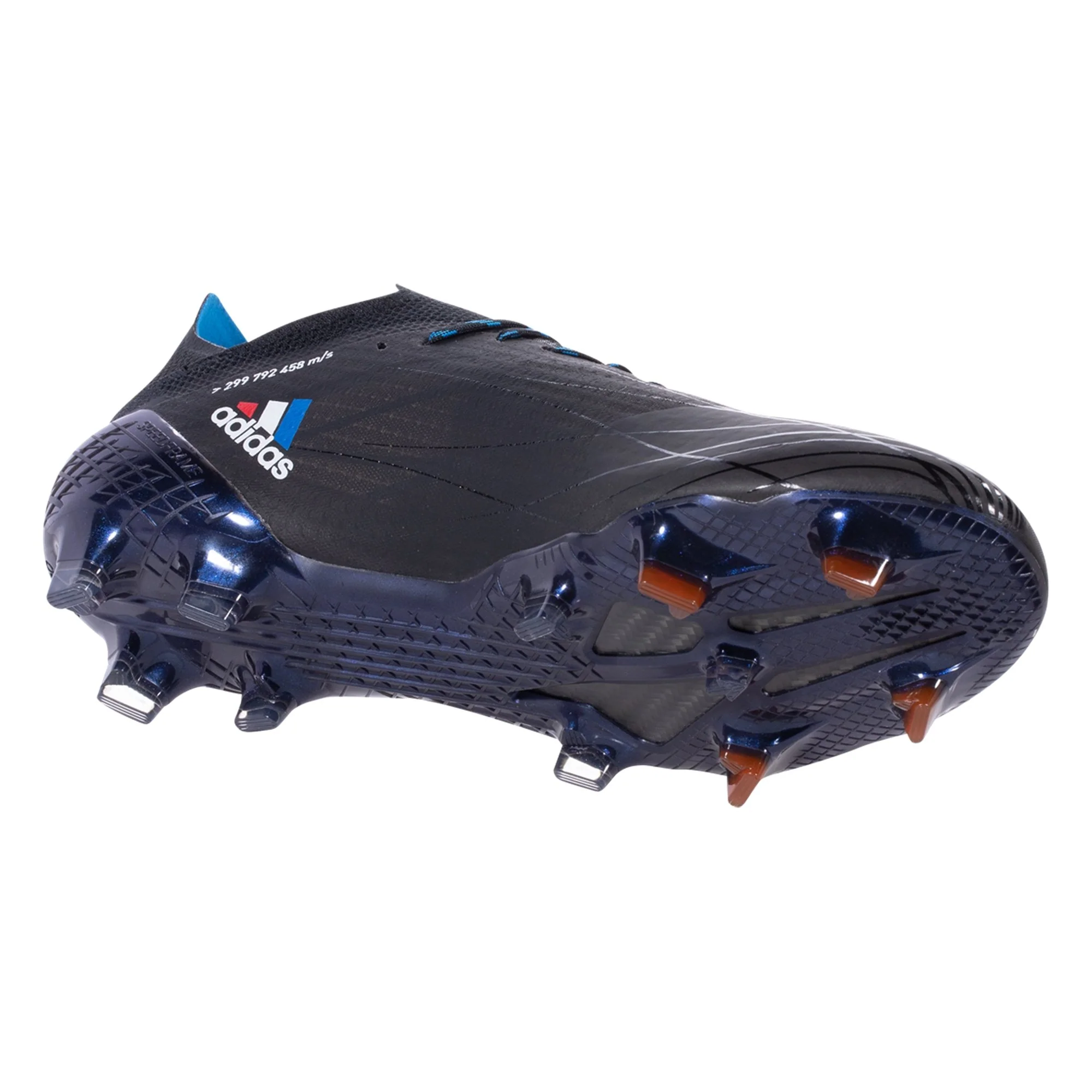 adidas X Speedflow.1 FG Firm Ground Soccer Cleat: Core Black/White/Vivid Red - Image 5