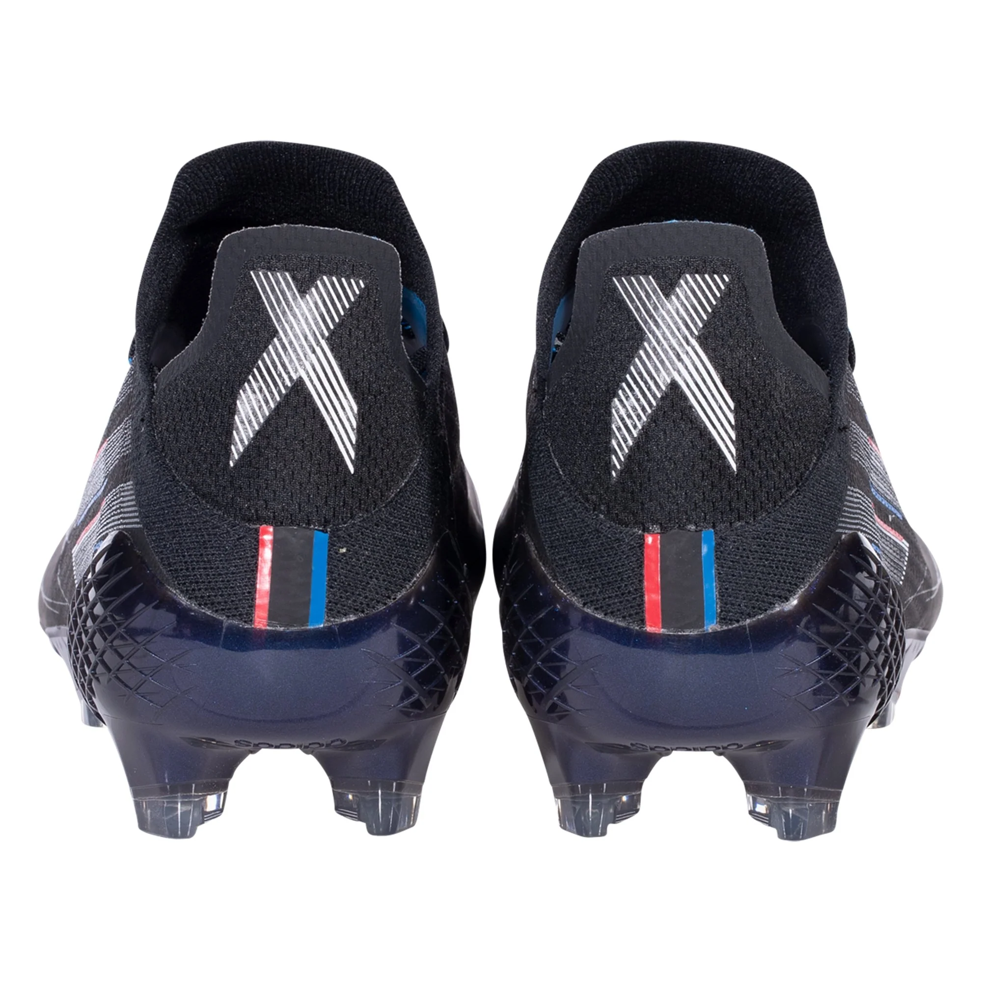 adidas X Speedflow.1 FG Firm Ground Soccer Cleat: Core Black/White/Vivid Red - Image 6