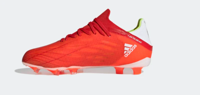 adidas X Speedflow.1 JUNIOR Firm Ground Soccer Shoe - Red / Core Black / Solar Red - Image 2