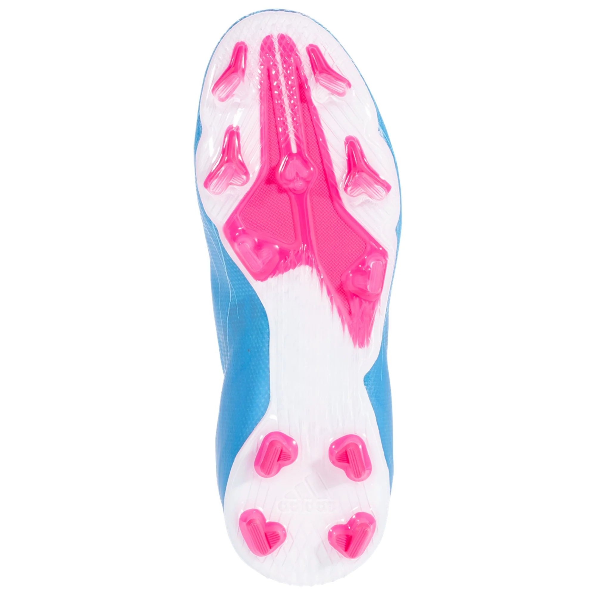 adidas X Speedflow+ FG Junior Firm Ground Soccer -  Cleat Sky Rush/Team Shock Pink/White - Image 8