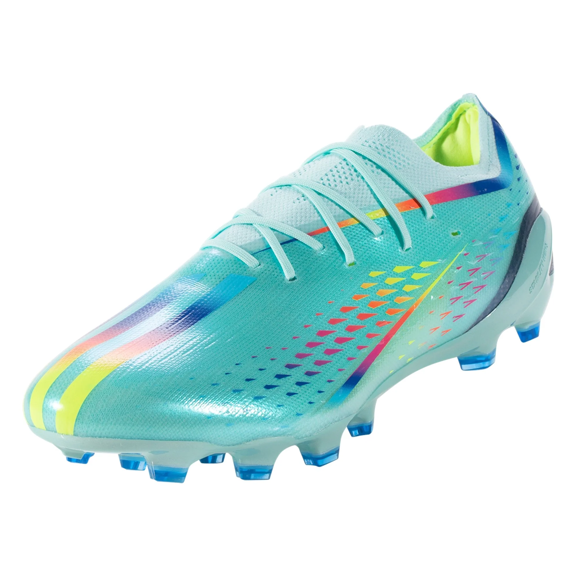 adidas X Speedportal.1 AG Firm Ground Soccer Cleat - Clear Aqua/Solar Red/Power Blue - Image 4