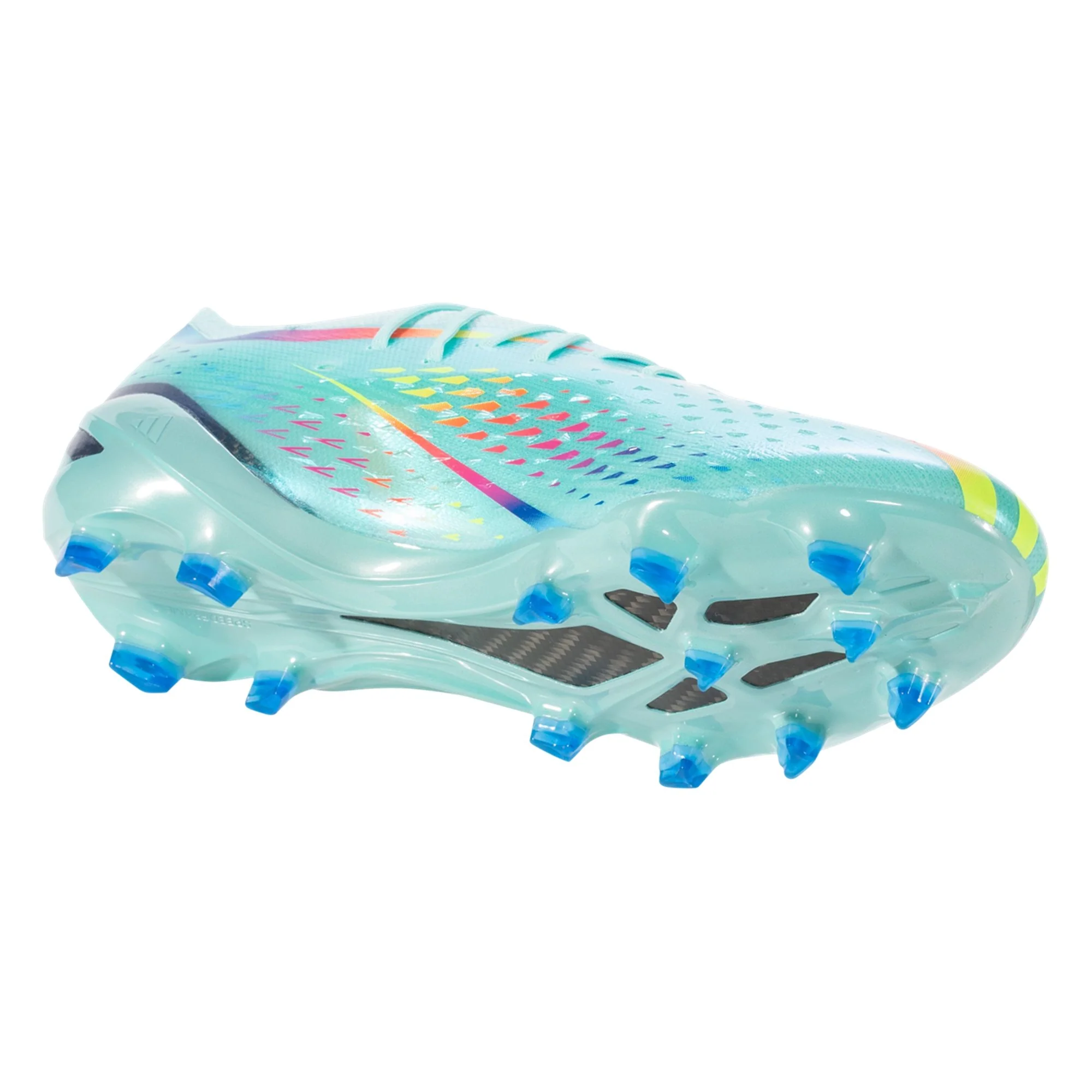 adidas X Speedportal.1 AG Firm Ground Soccer Cleat - Clear Aqua/Solar Red/Power Blue - Image 6