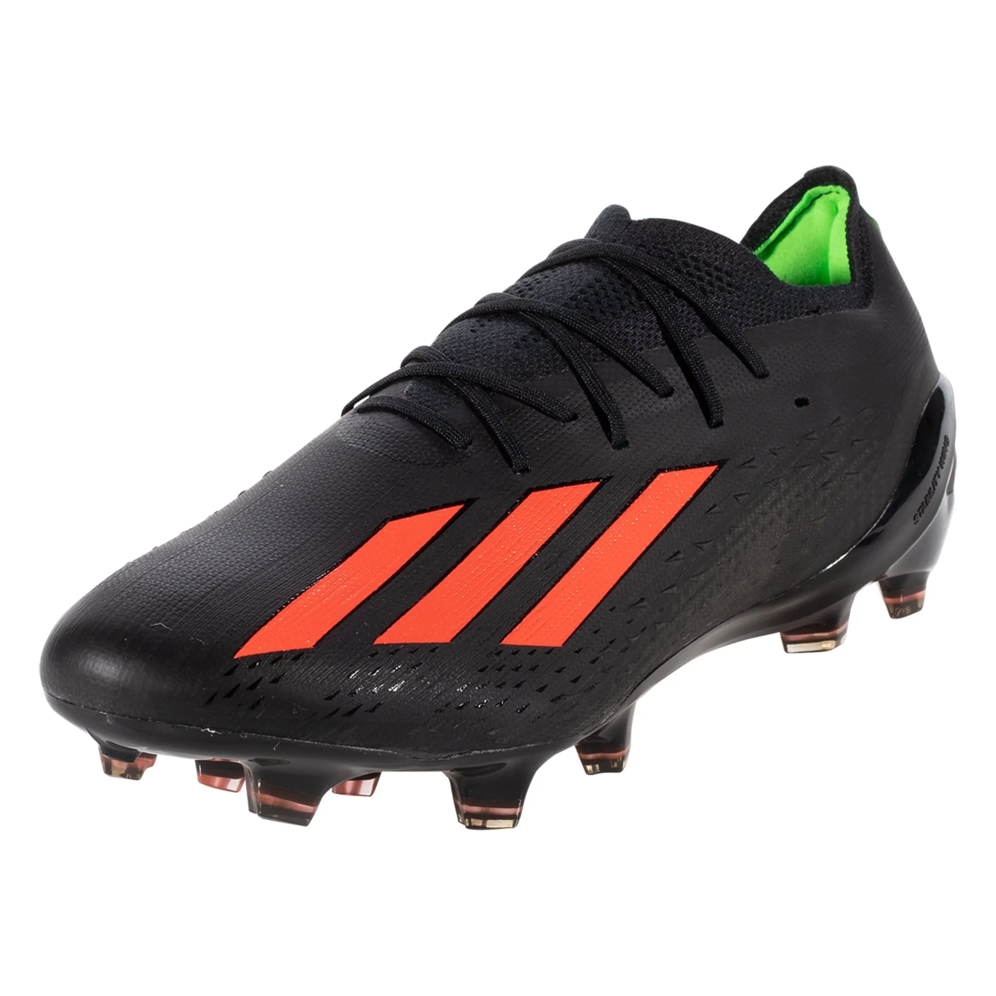 adidas X Speedportal.1 FG Firm Ground Soccer Cleat - Core Black/Solar Red/Solar Green - Image 4