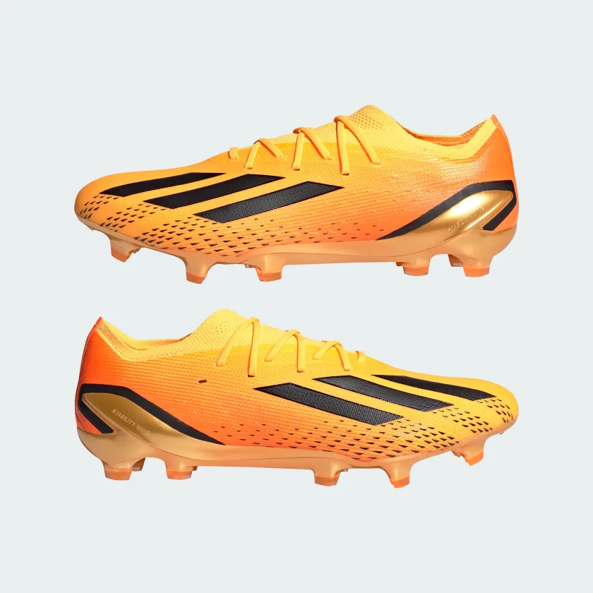 adidas X Speedportal.1 FG Firm Ground Soccer Cleats - Solar Gold / Core Black / Team Solar Orange - Image 6