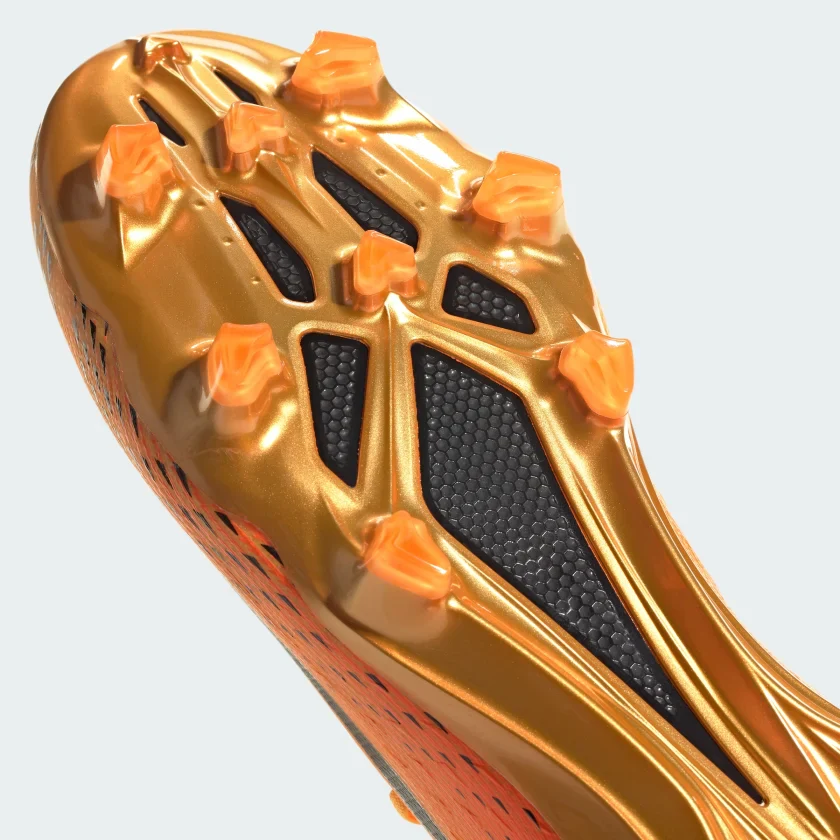 adidas X Speedportal.1 FG Firm Ground Soccer Cleats - Solar Gold / Core Black / Team Solar Orange - Image 9