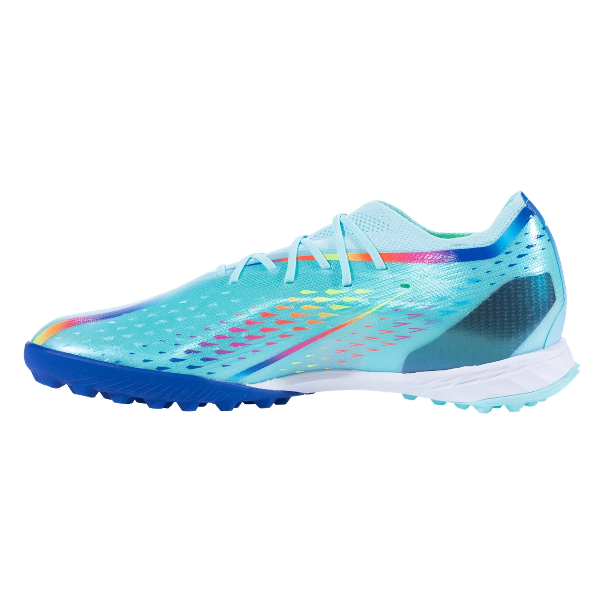 adidas X Speedportal.1 TF Artificial Turf Soccer Shoe - Clear Aqua/Solar Red/Power Blue - Image 2