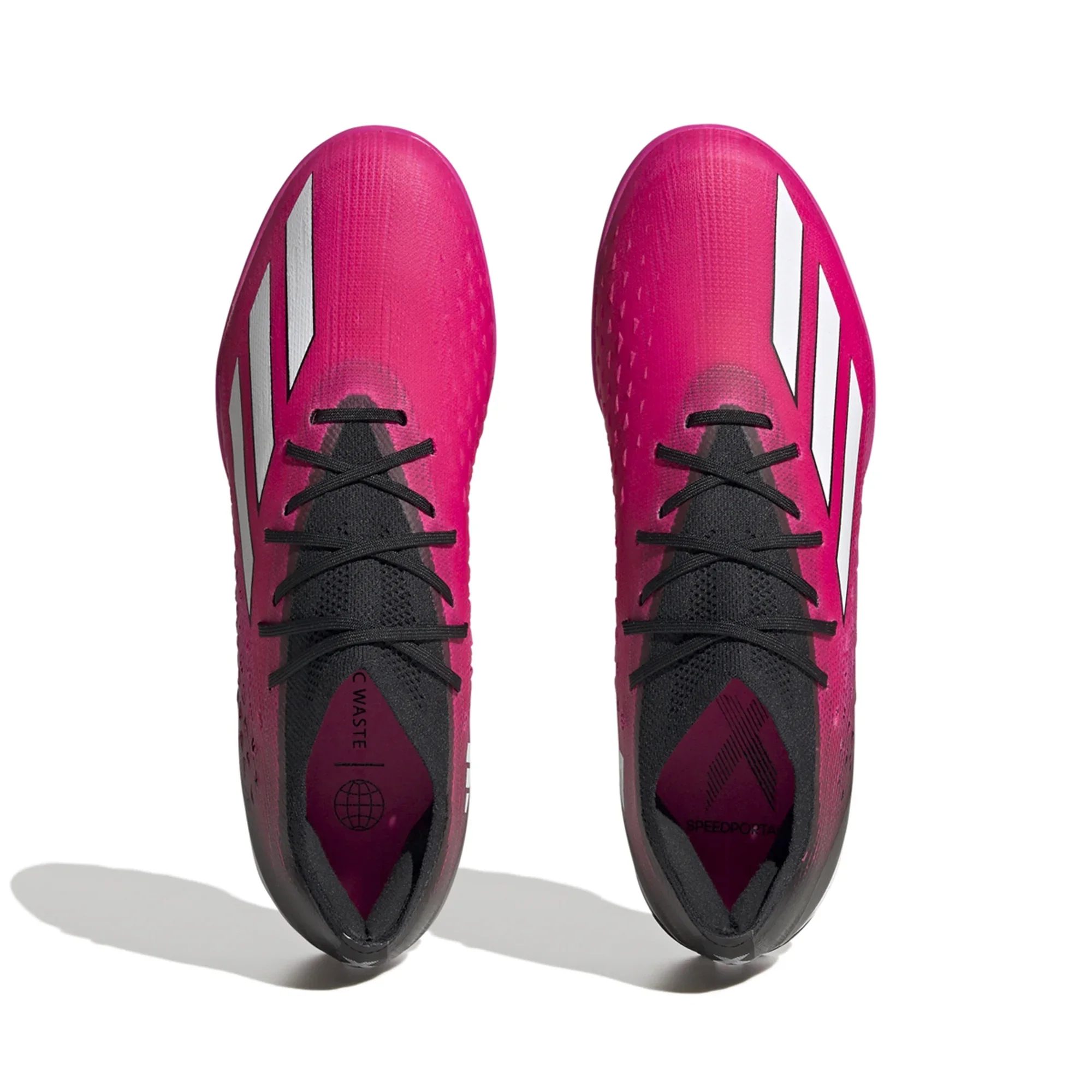 adidas X Speedportal.1 TF Artificial Turf Soccer Shoe - Pink/Metallic/Black - Image 3