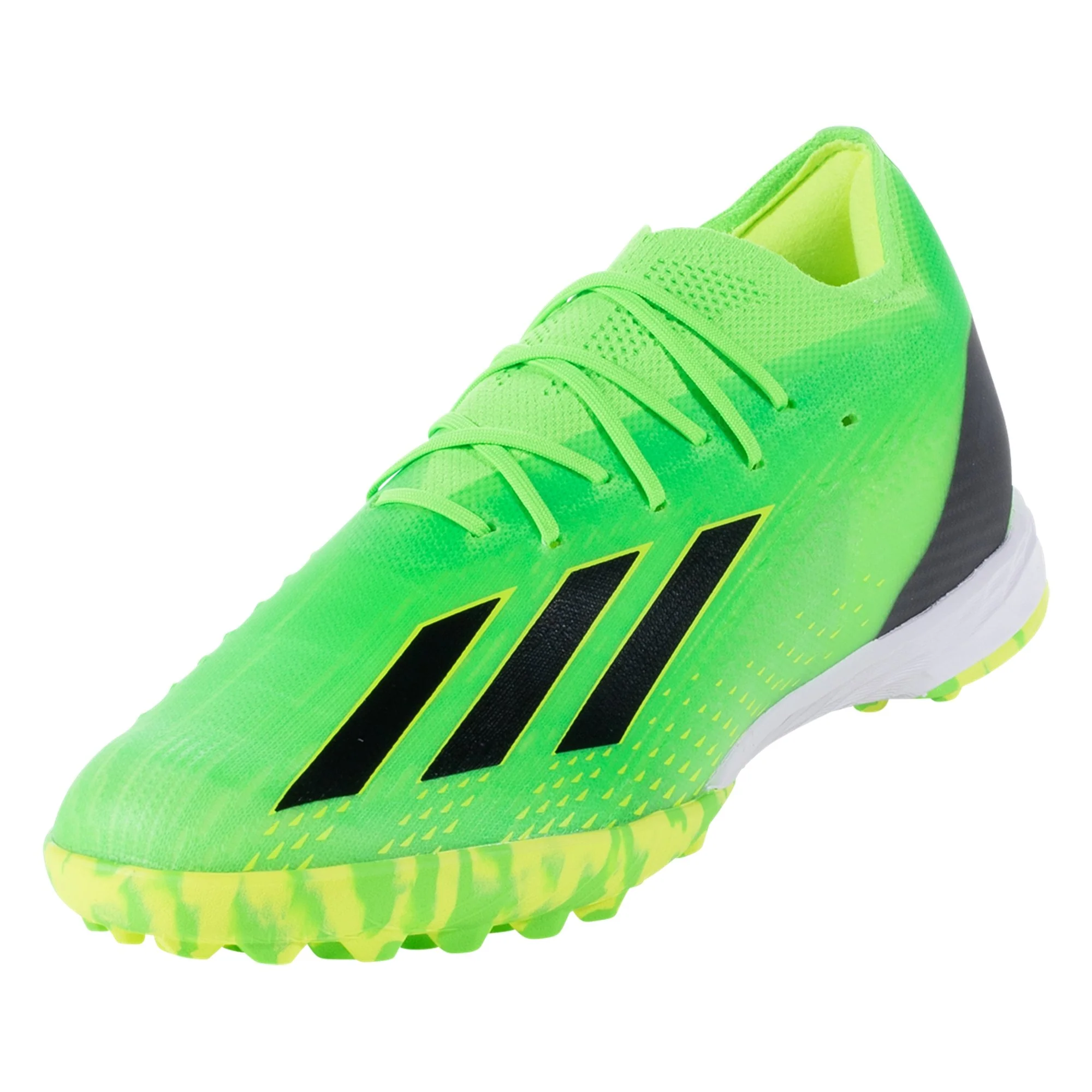 adidas X Speedportal.1 TF Artificial Turf Soccer Shoe - Solar Green/Core Black/Solar Yellow - Image 4