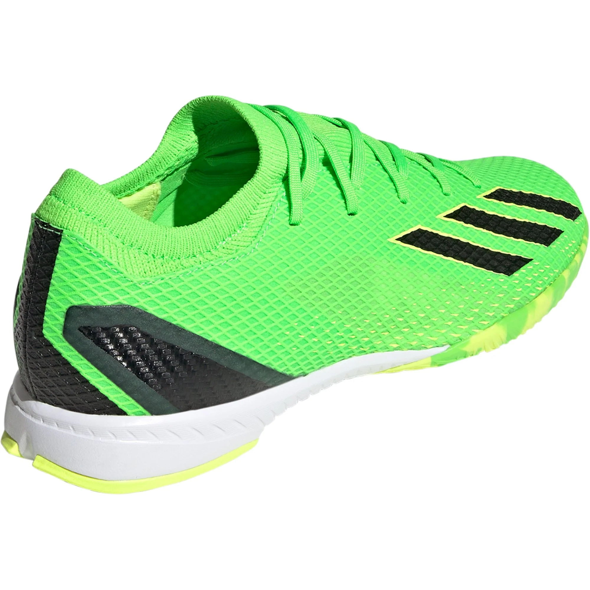 adidas X Speedportal.3 IN Indoor Soccer Shoe - Solar Green/Core Black/Solar Yellow - Image 5
