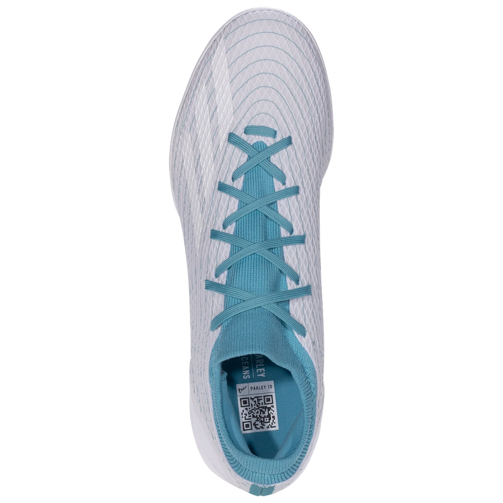 adidas X Speedportal.3 Parley TF Artificial Turf Soccer Shoe White/Grey/Blue - Image 3