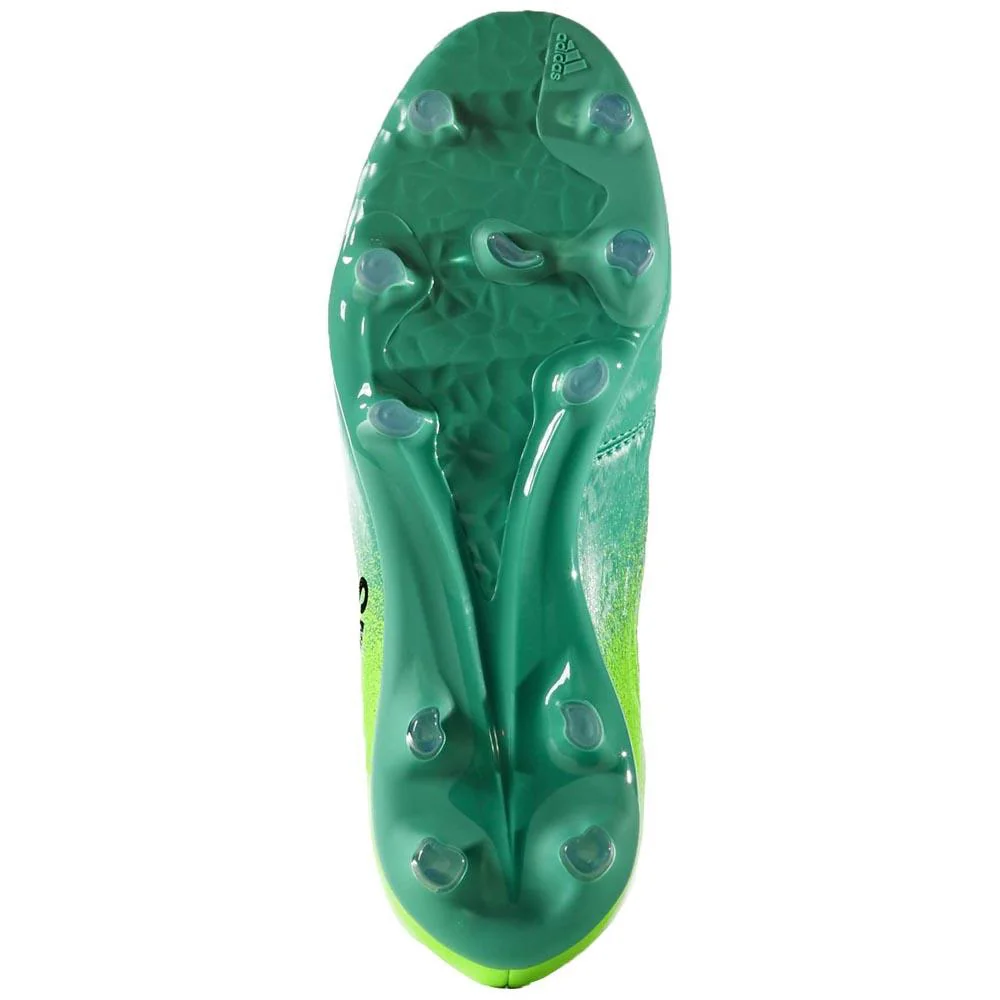 Adidas Youth X 16.1 FG Soccer Cleat - Solar Green/Black/Green - Image 5